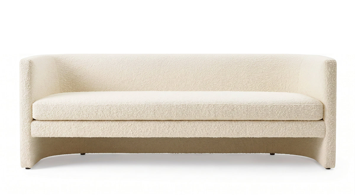 Arc Sofa - 60" - Ivory Boucle - Sample