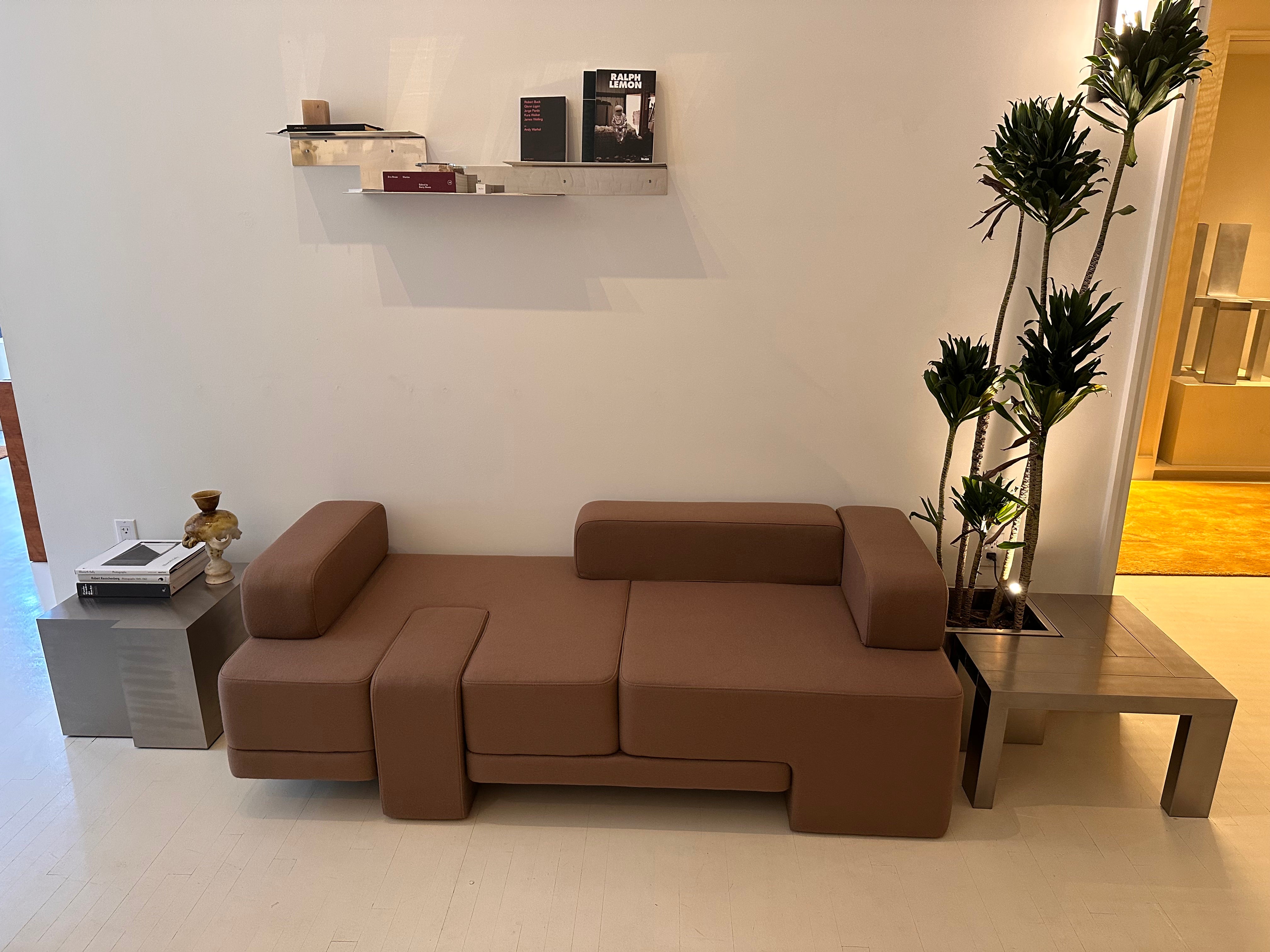 Sarsen Daybed - Sepia Felt - Left - Sample