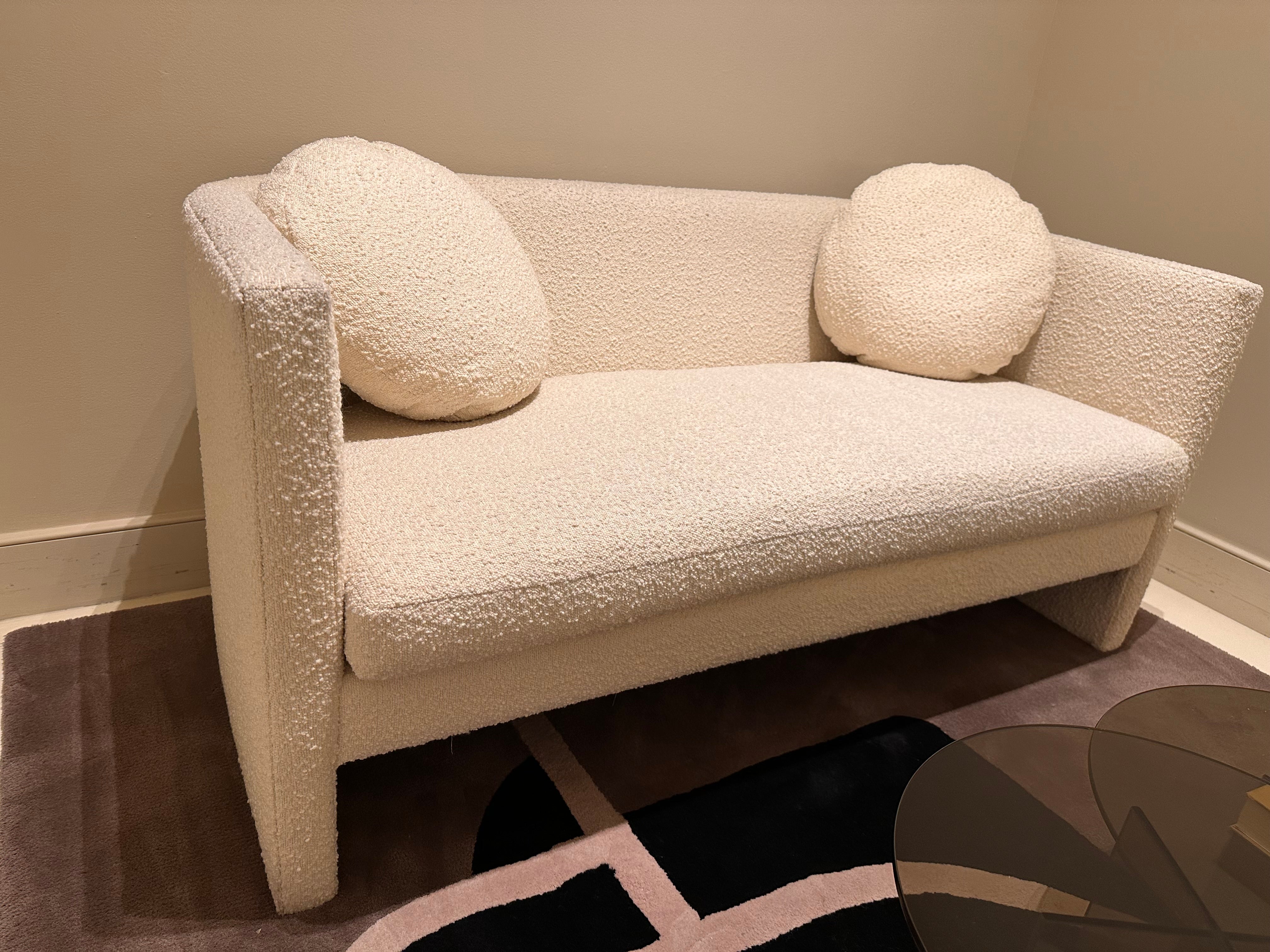 Arc Sofa - 60" - Ivory Boucle - Sample