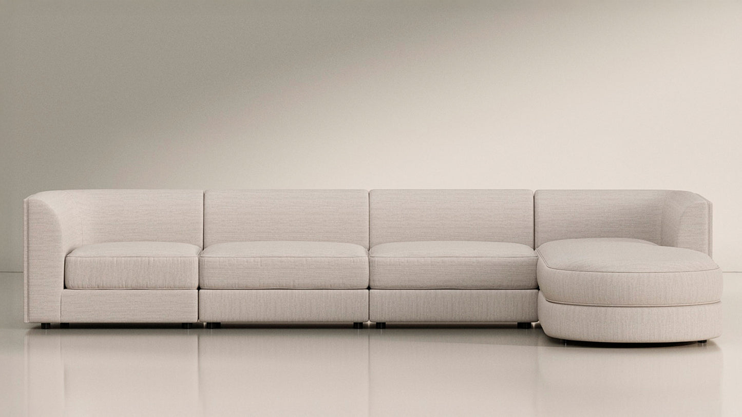 Maura 4-Seater Chaise Sectional