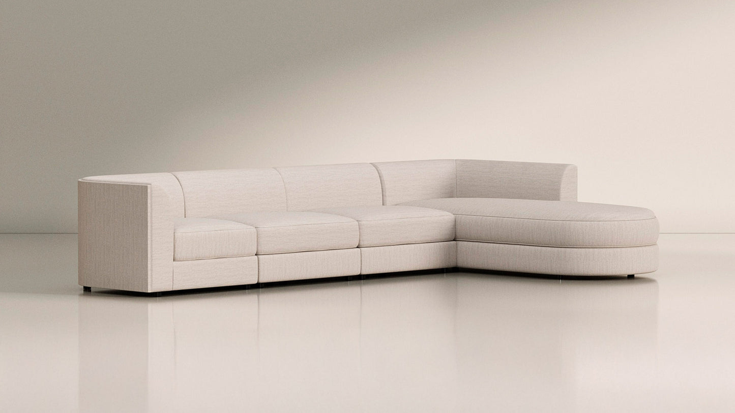 Maura 4-Seater Chaise Sectional