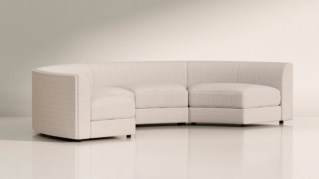 Maura Modular Concave Semi-Circle Sectional