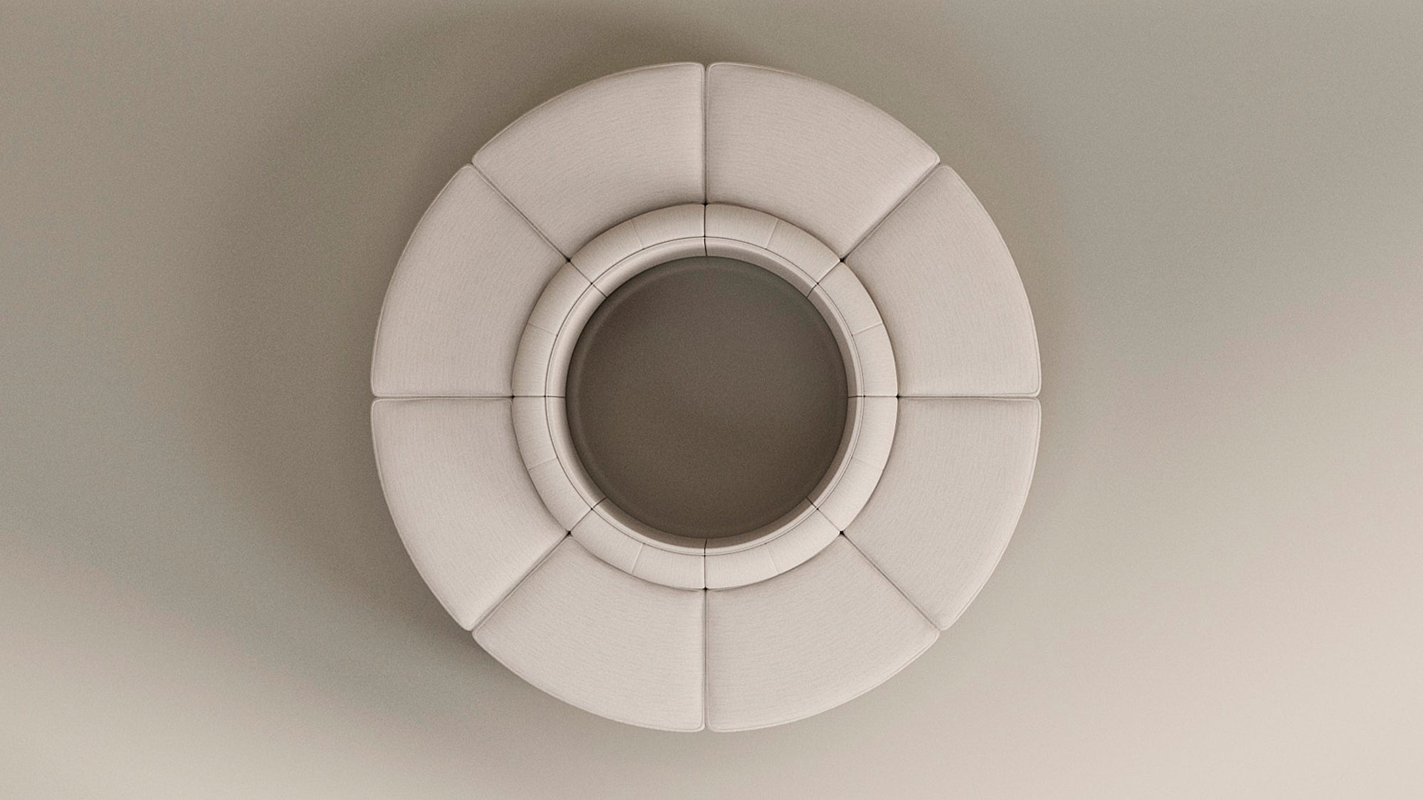 Maura Modular Convex Circle Sectional