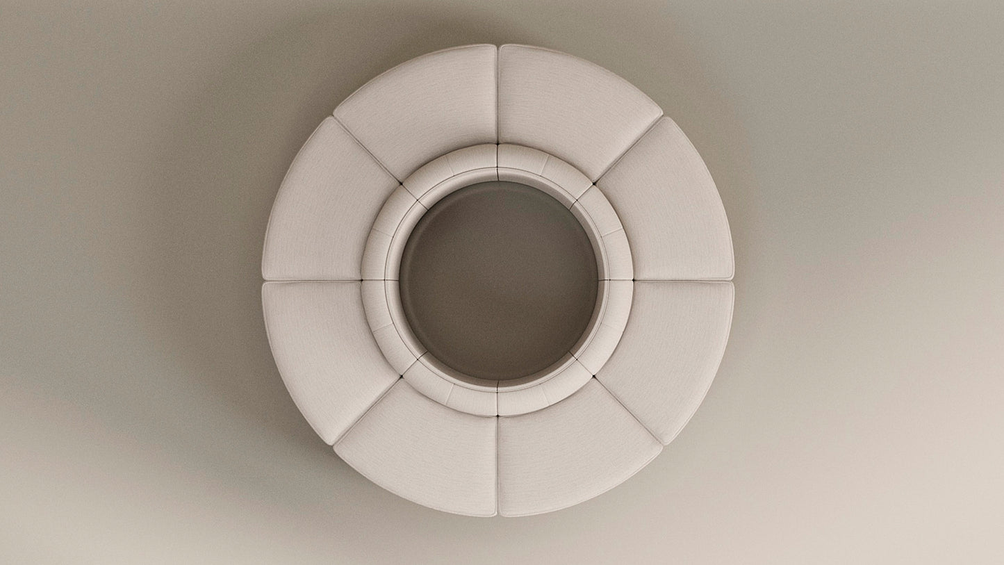 Maura Modular Convex Circle Sectional