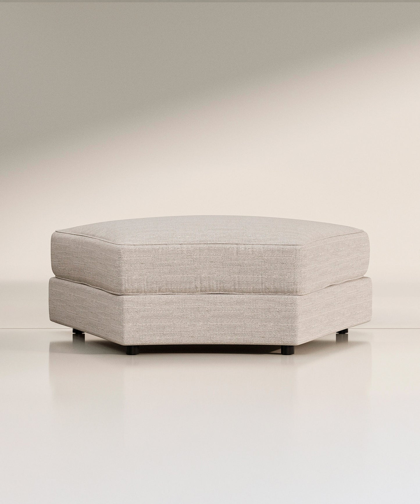 Maura Modular Concave Wedge Ottoman