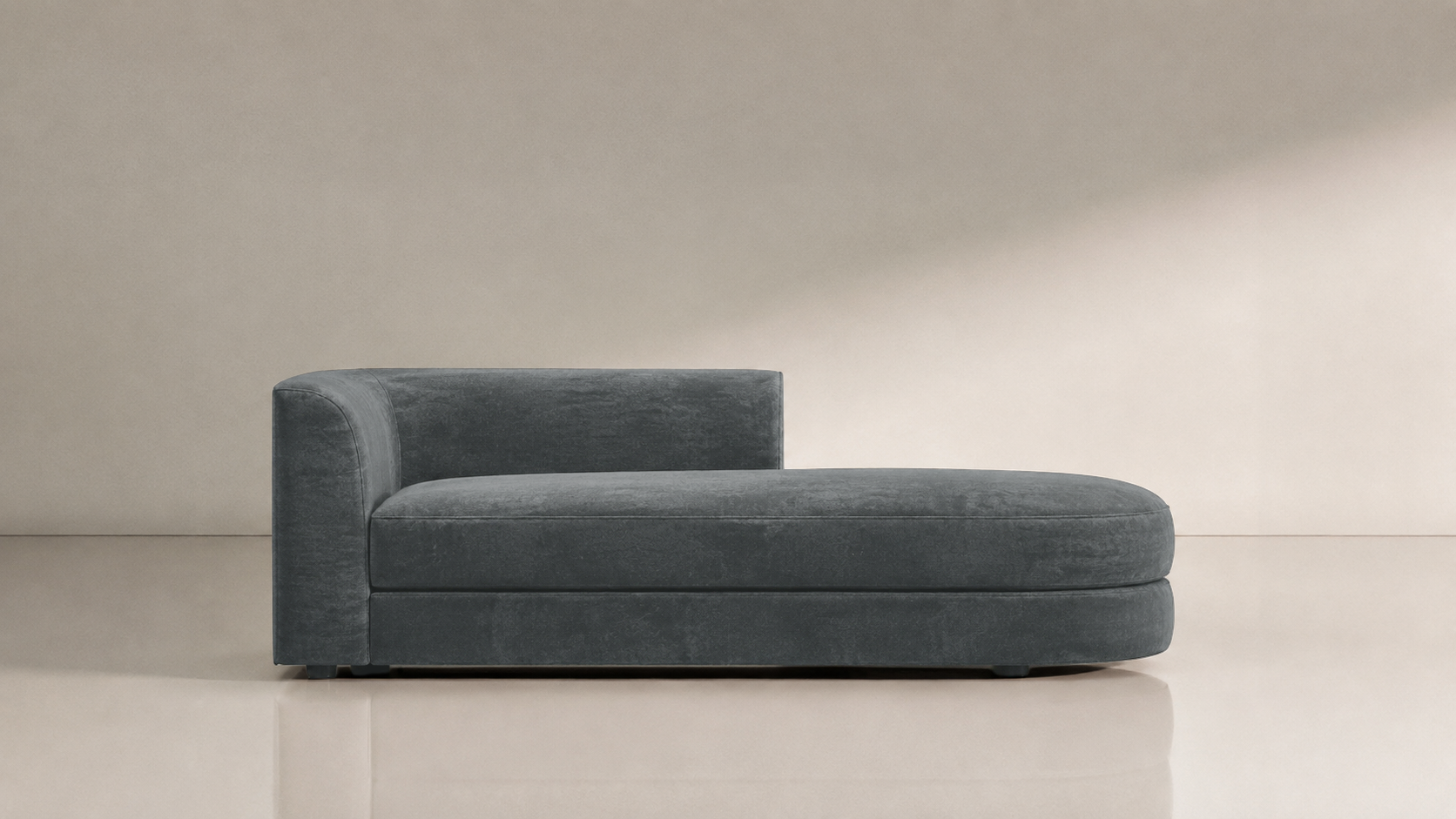 Maura Chaise - Dark Grey - Right Facing - Sample
