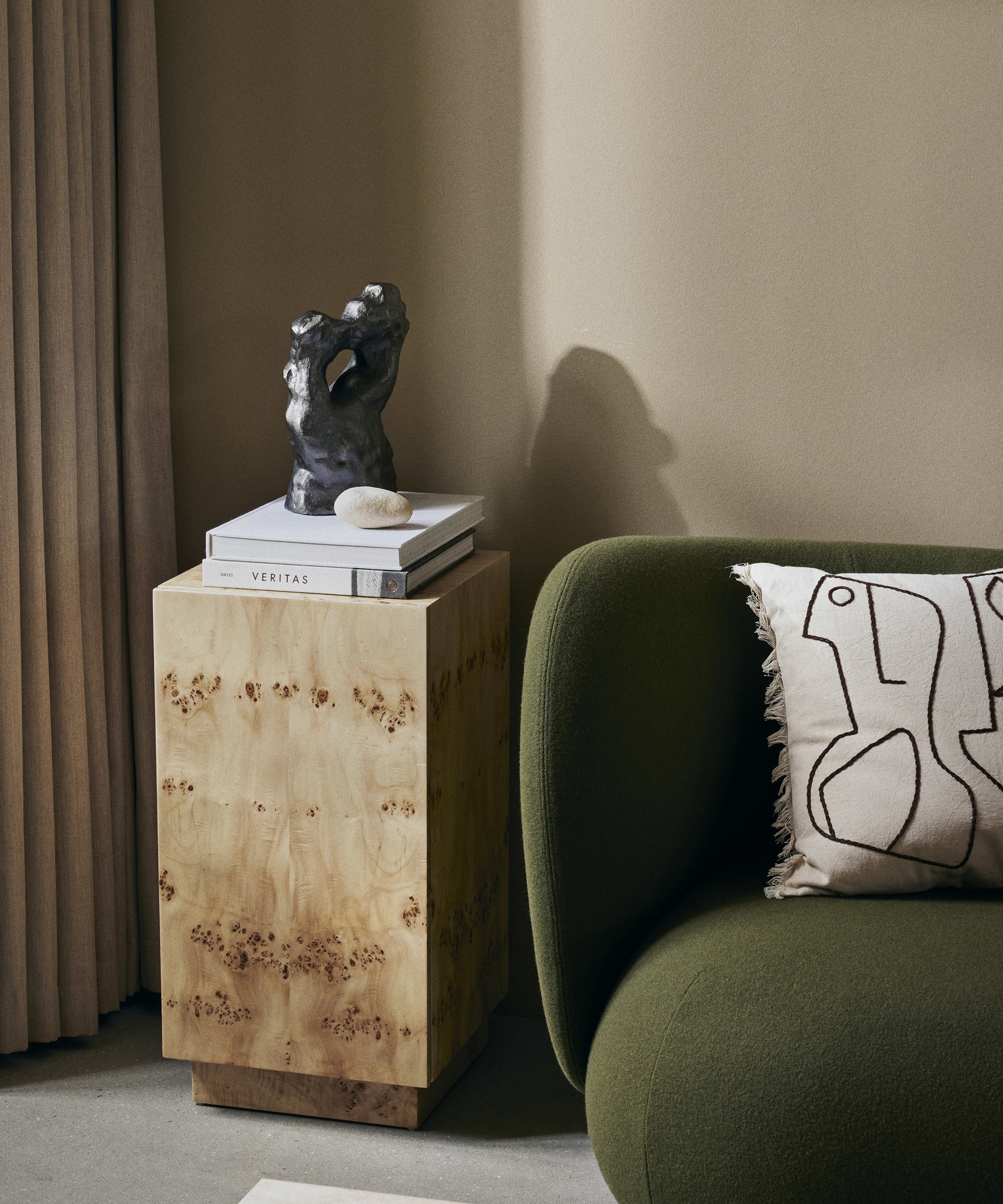 Burl Side Table