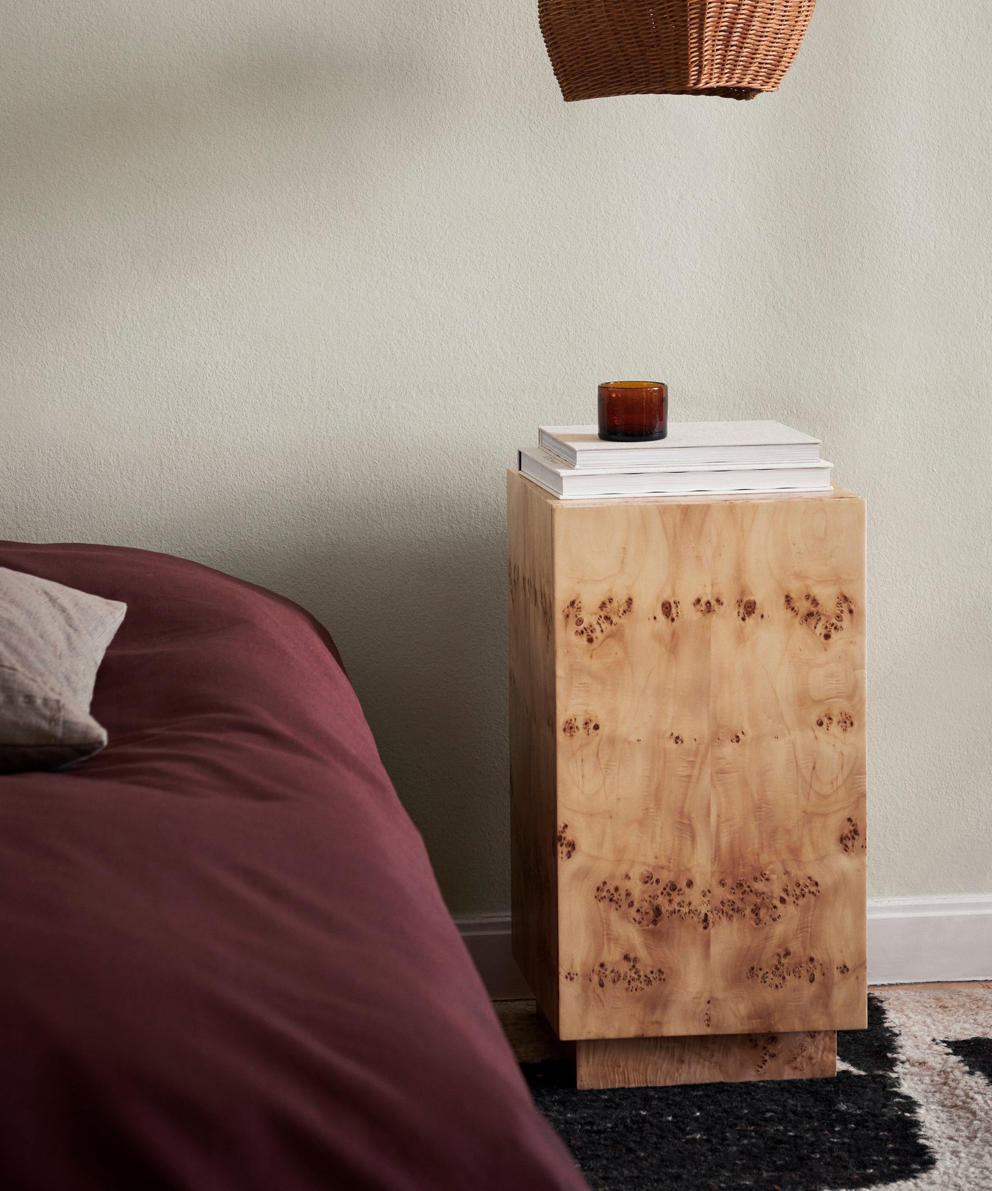 Burl Side Table