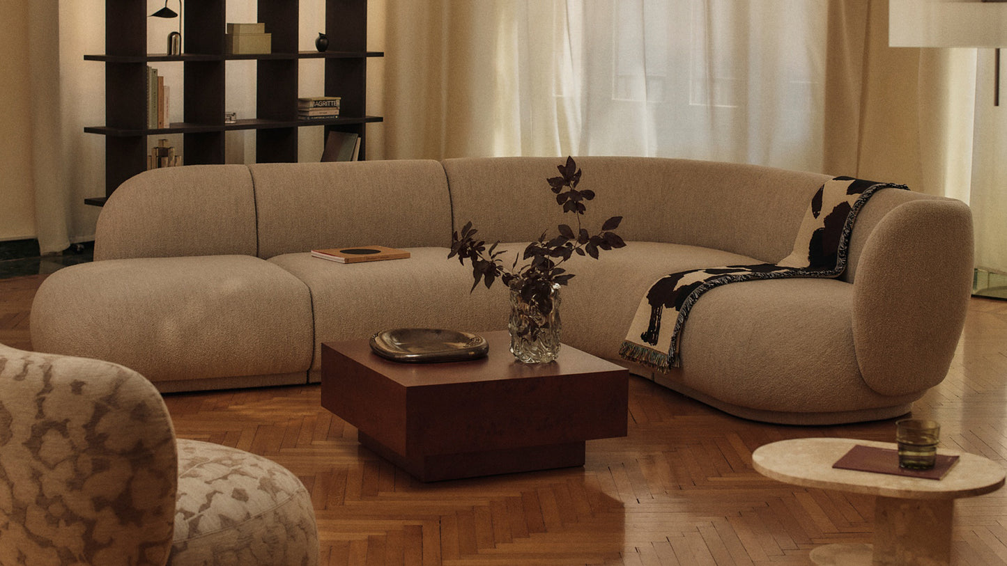 Burl Storage Coffee Table