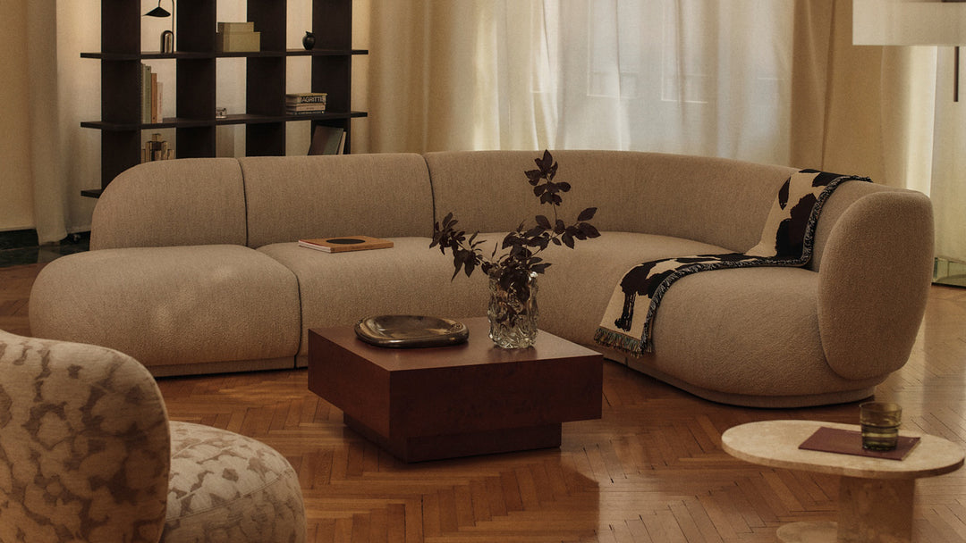 Burl Storage Coffee Table