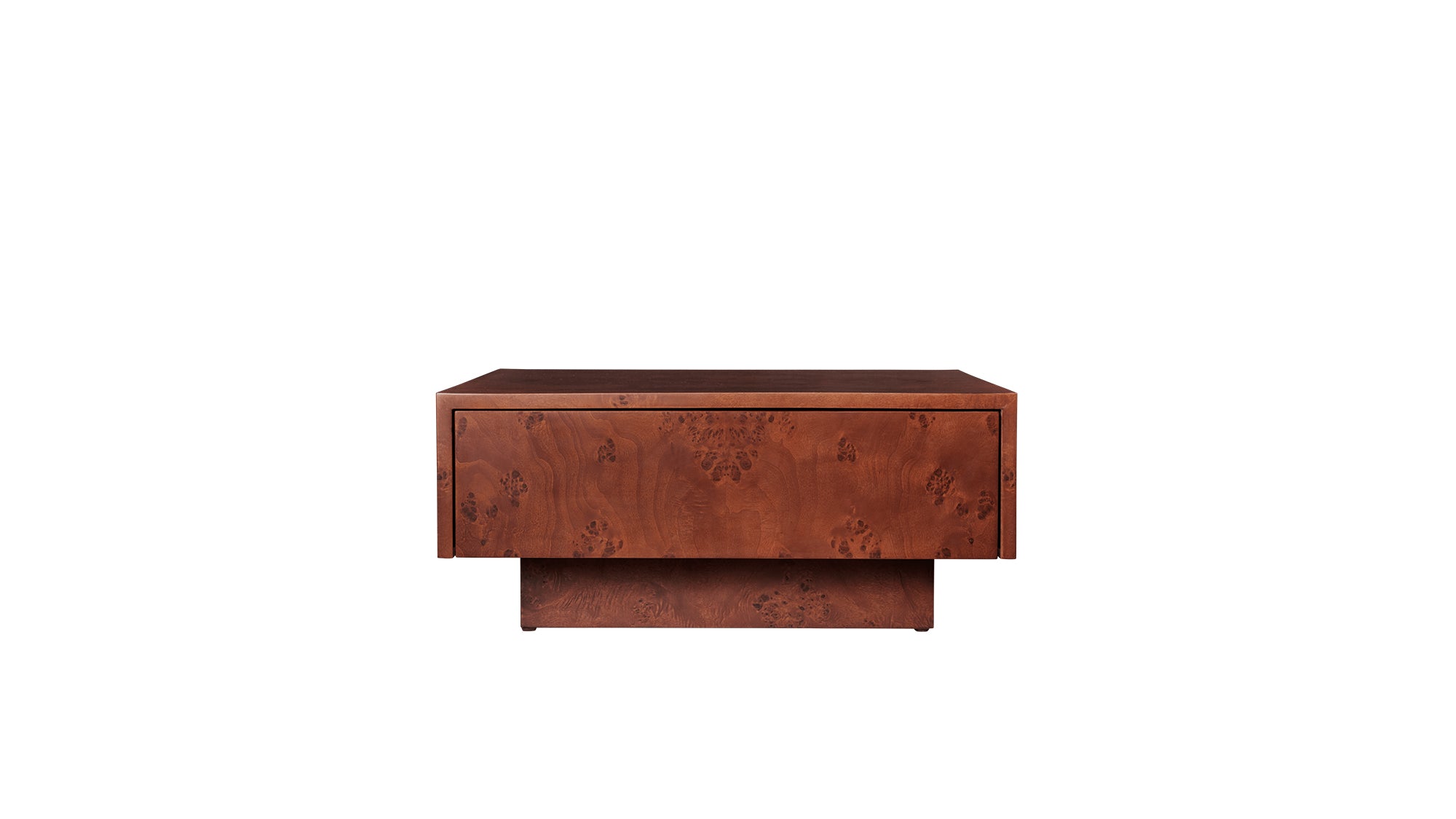 Burl Storage Coffee Table