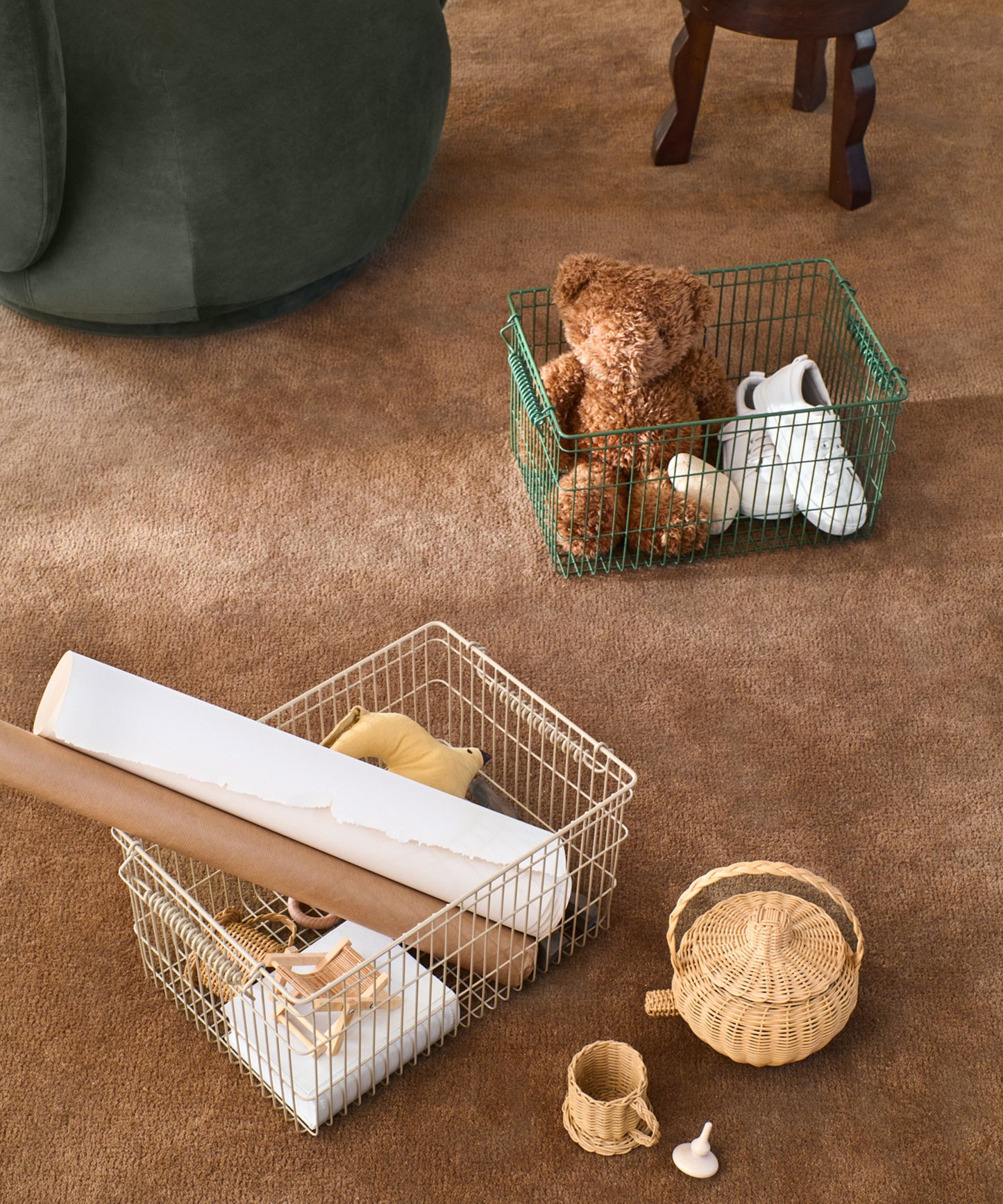 Cala Stackable Baskets, Set of 2