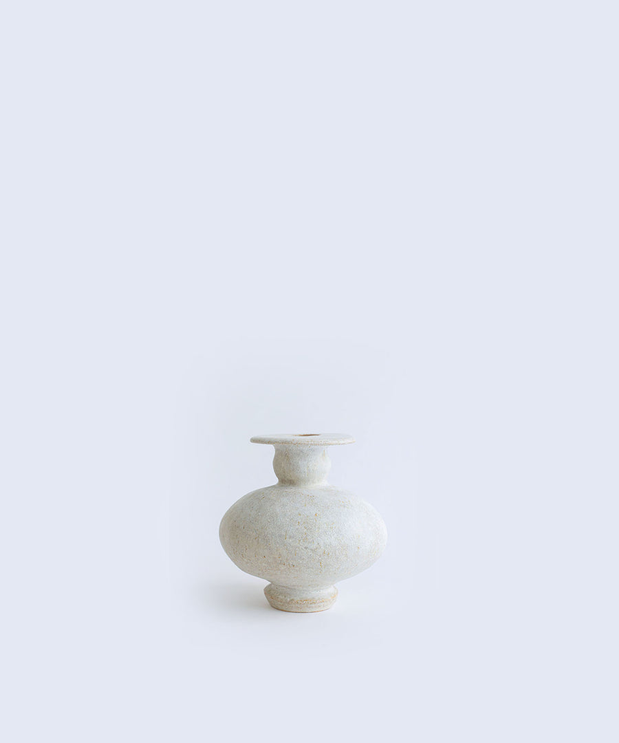 Calpide Blanco Hueso Vase