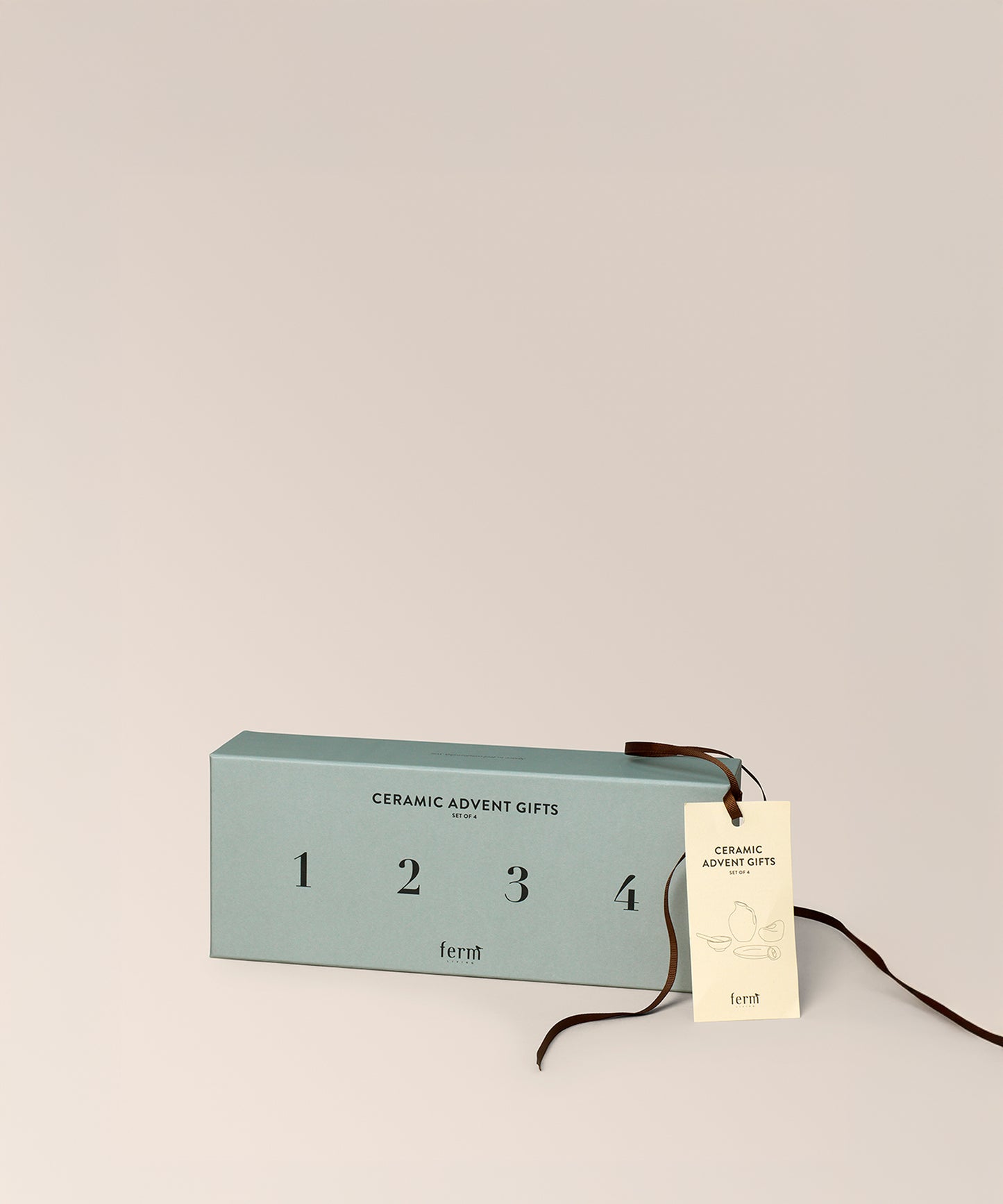 Ceramic Advent Gifts: Set of 4