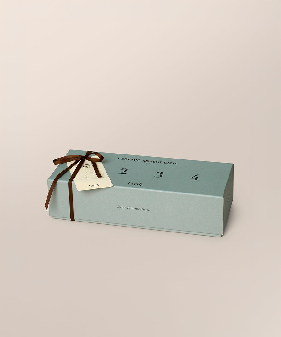 Ceramic Advent Gifts: Set of 4