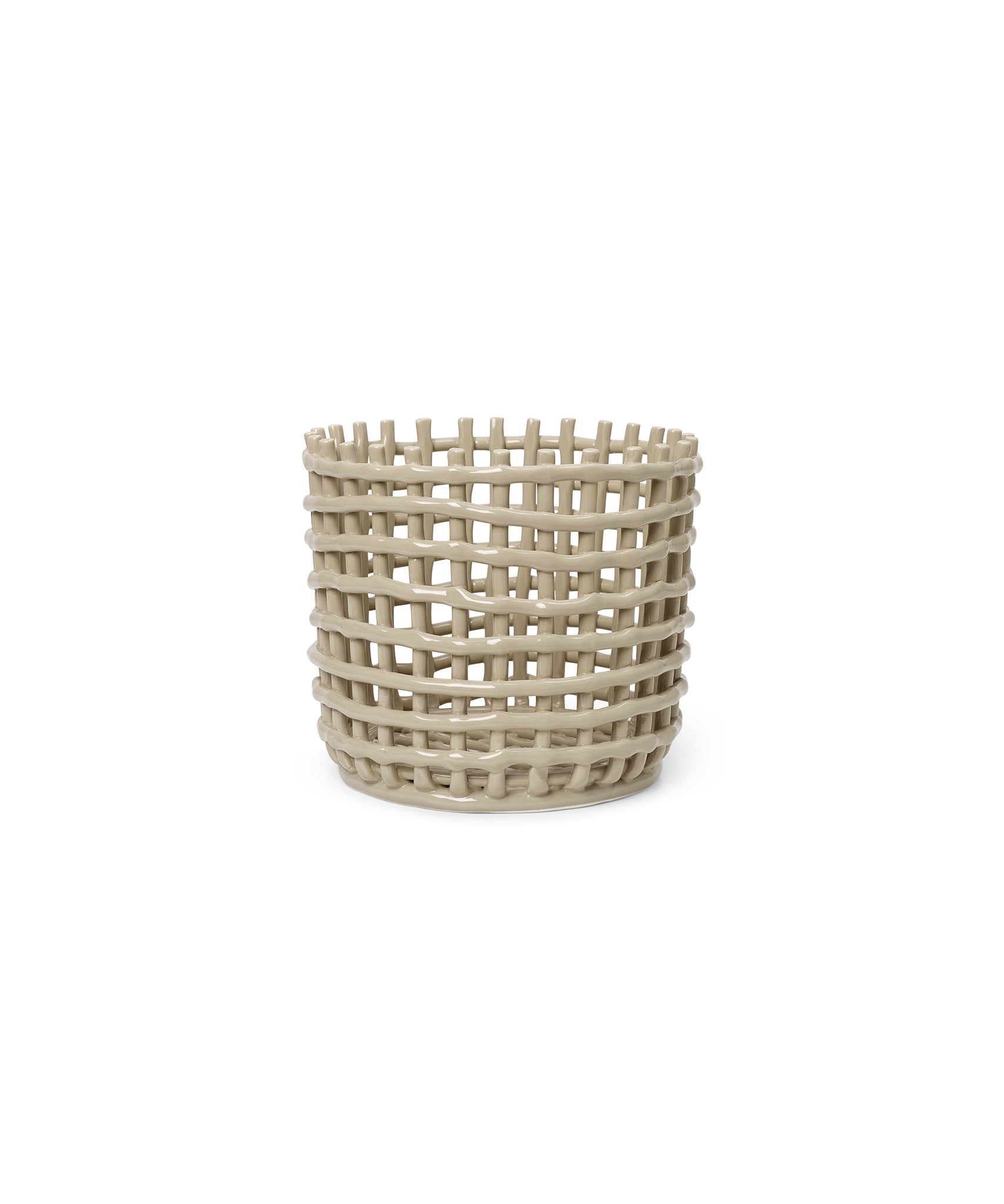 Ceramic Basket by Ferm Living | Modern Scandinavian Design | TRNK