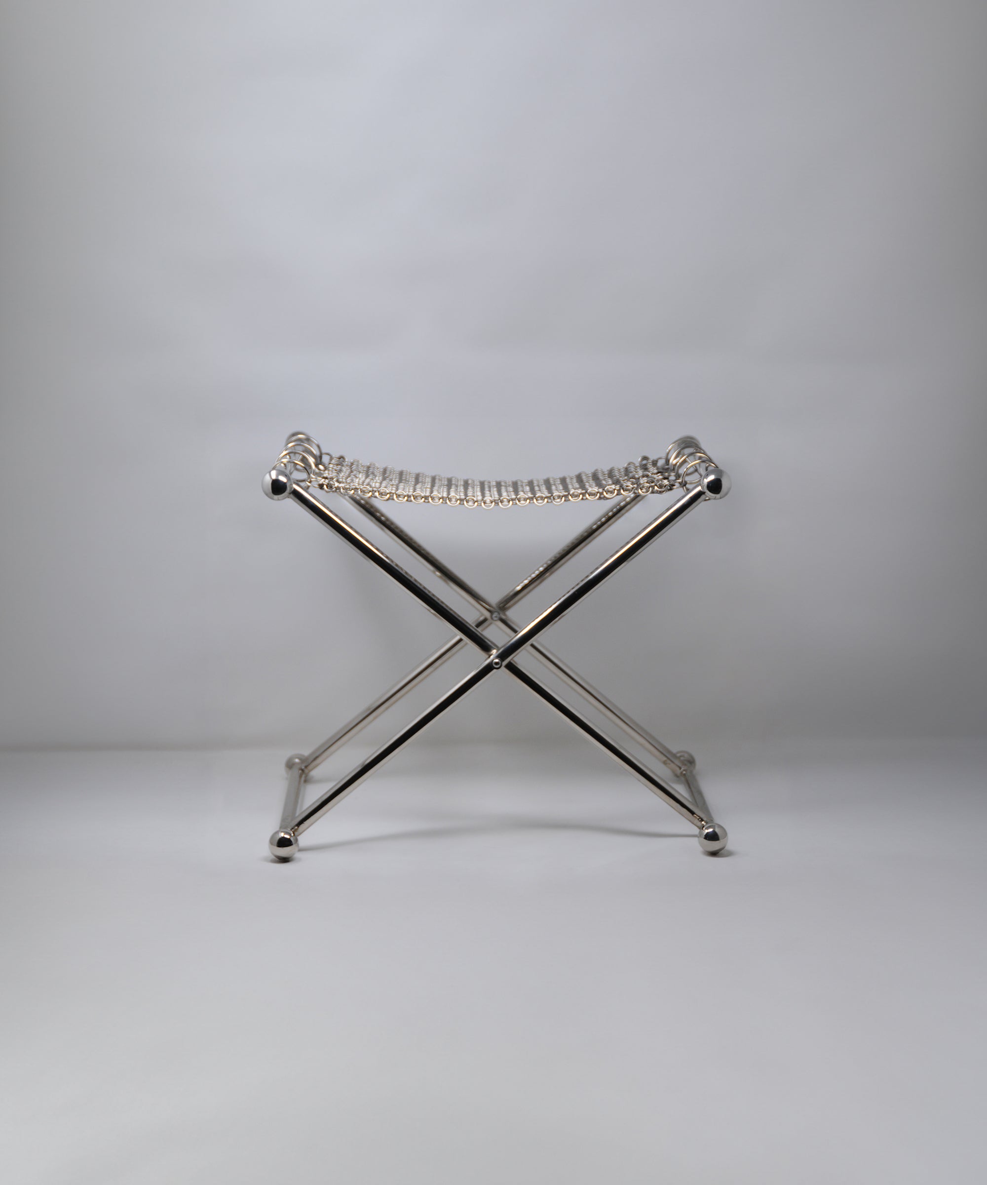 Chainmail Camping Stool