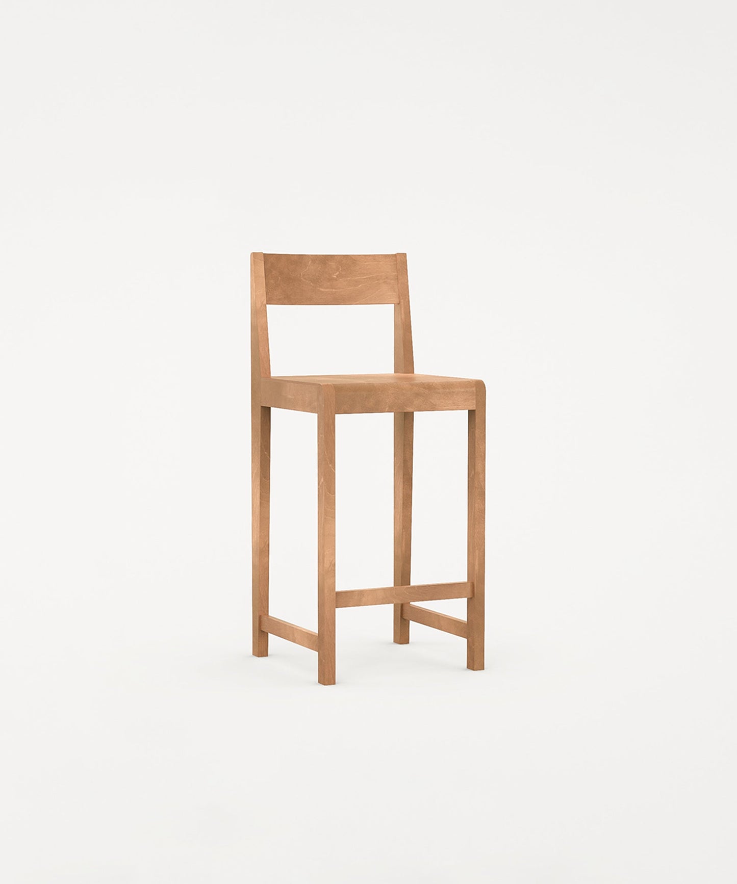 Chair 01 - Counter Height- Warm Brown