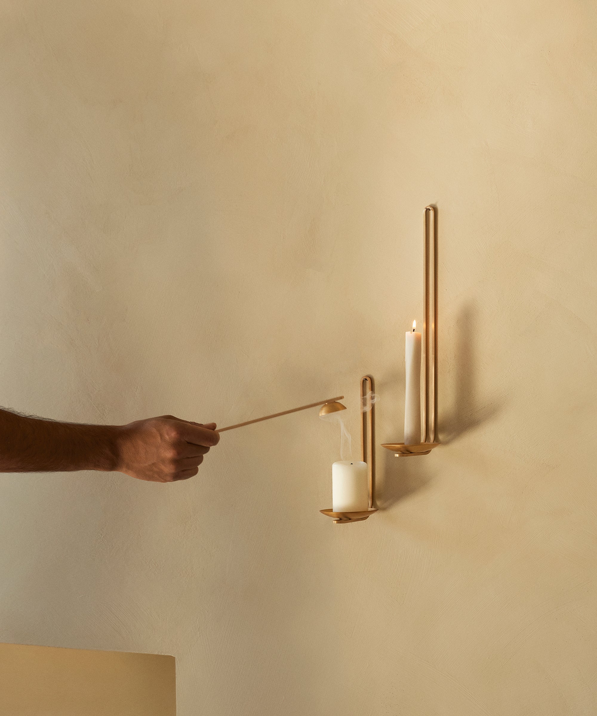 Clip Wall Candle Holder