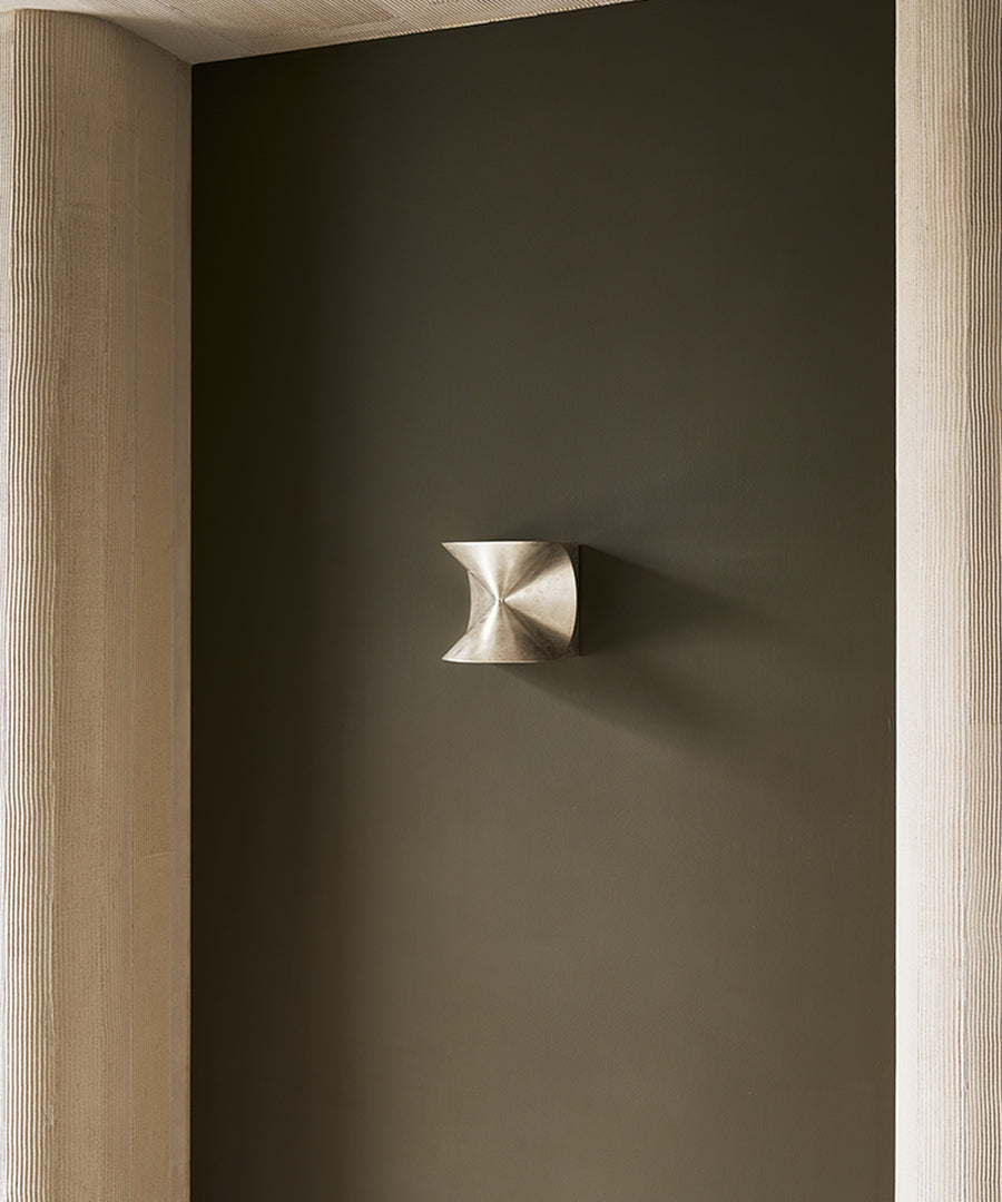 Cono Silver Sconce