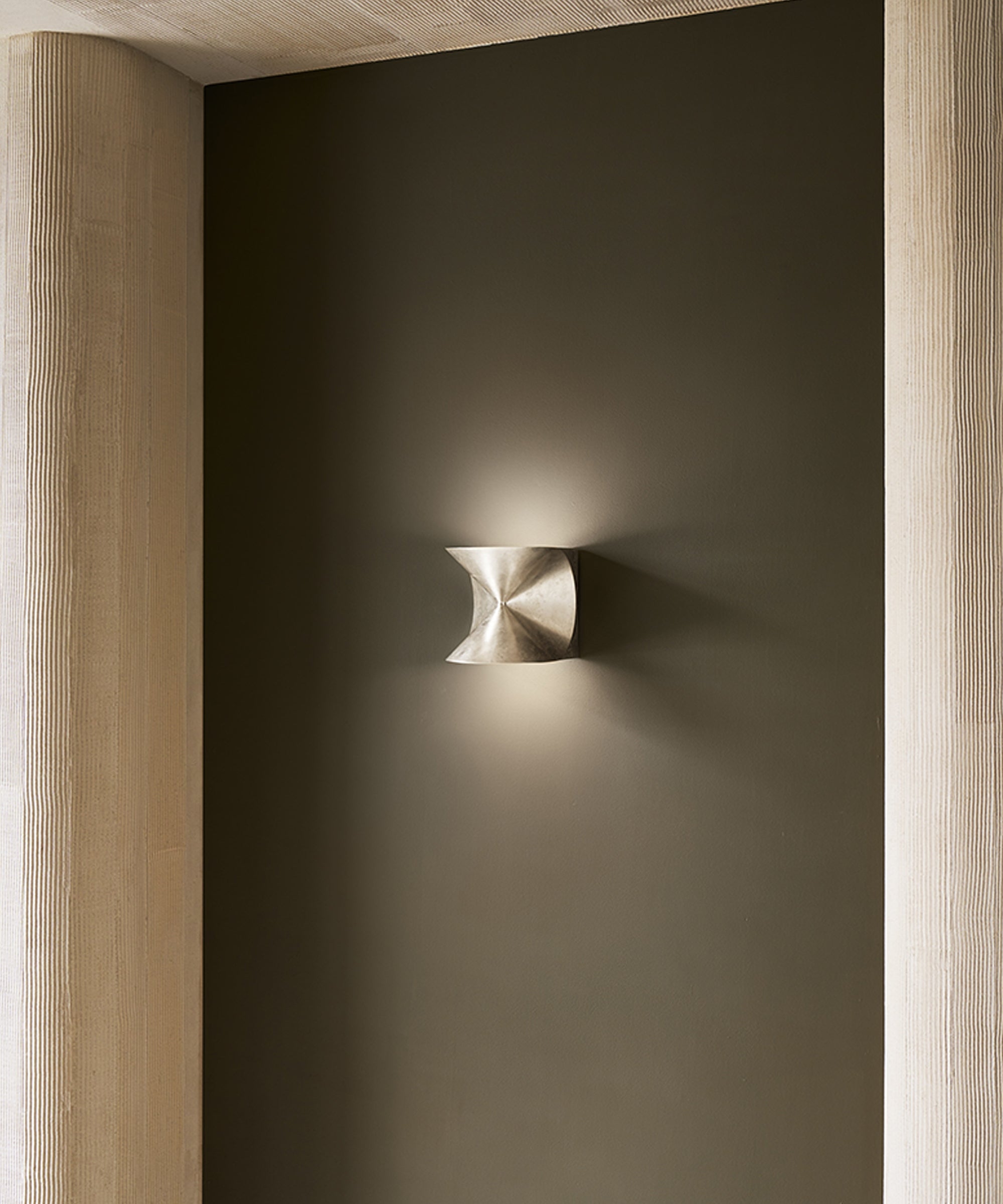 Cono Silver Sconce