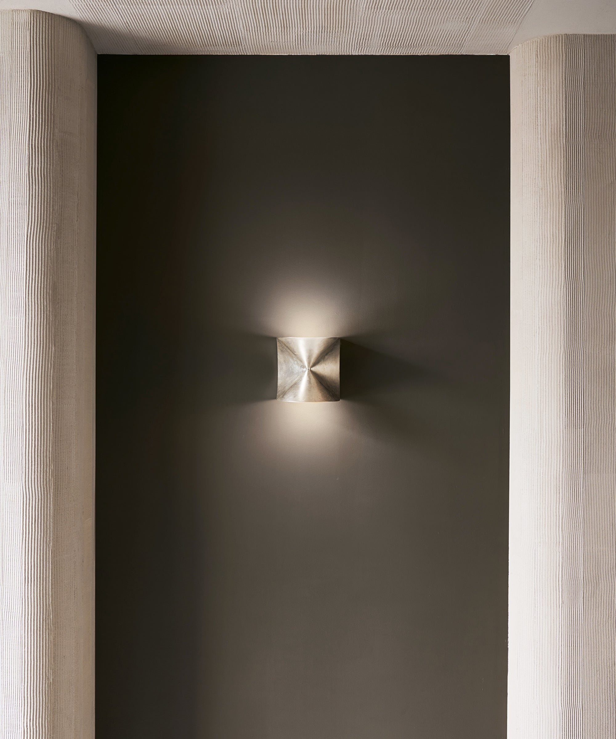 Cono Silver Sconce