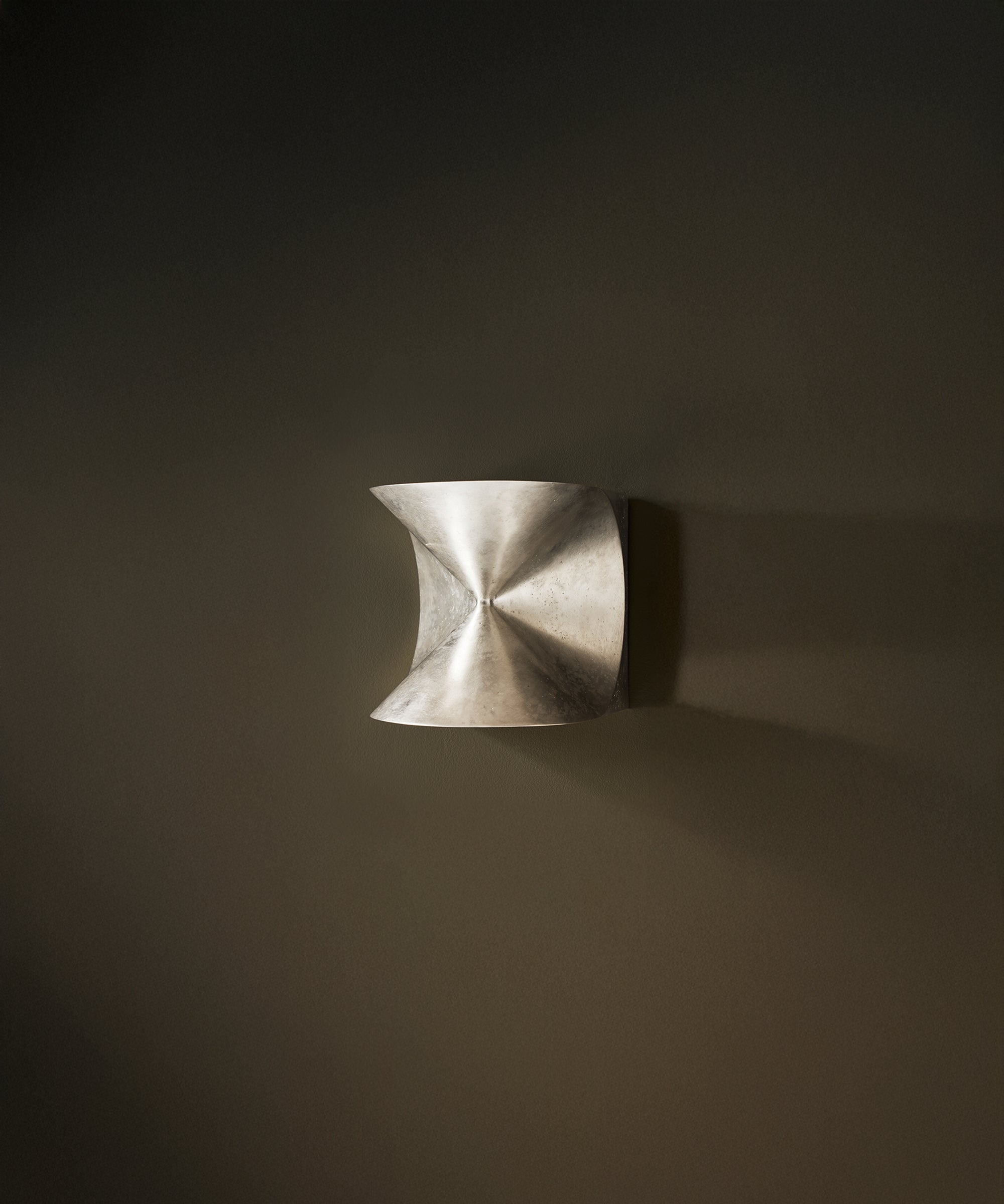 Cono Silver Sconce