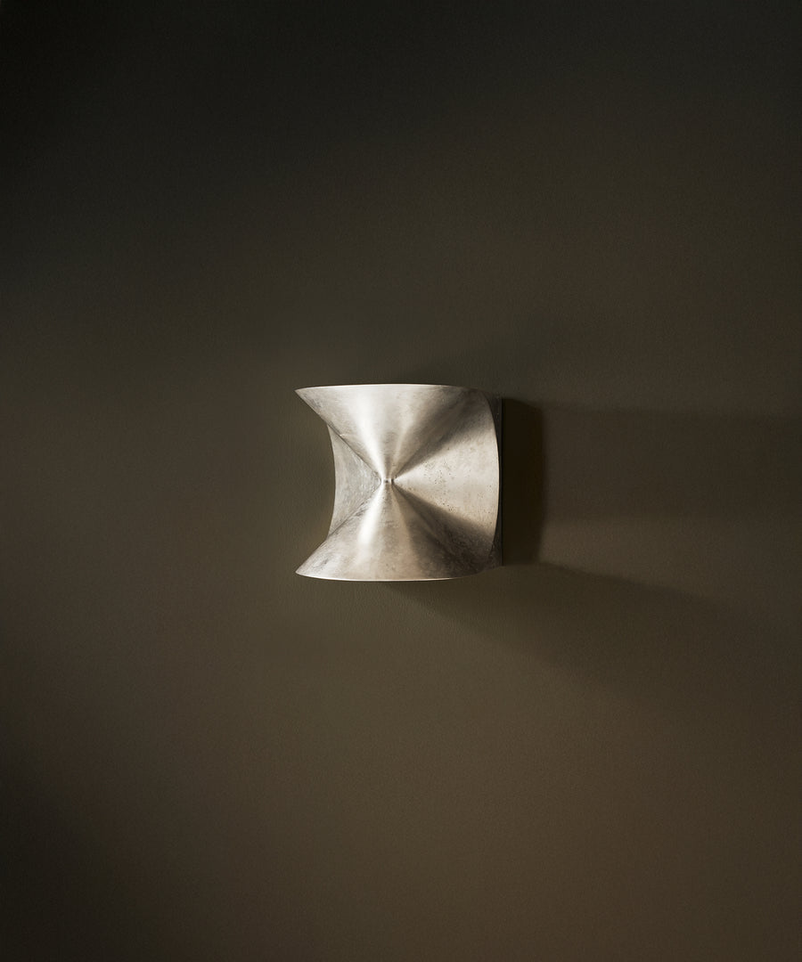 Cono Silver Sconce