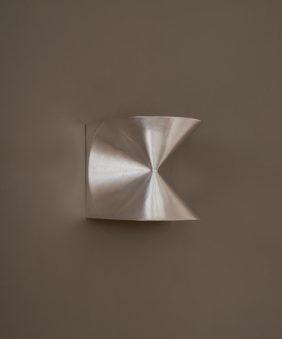 Cono Silver Sconce