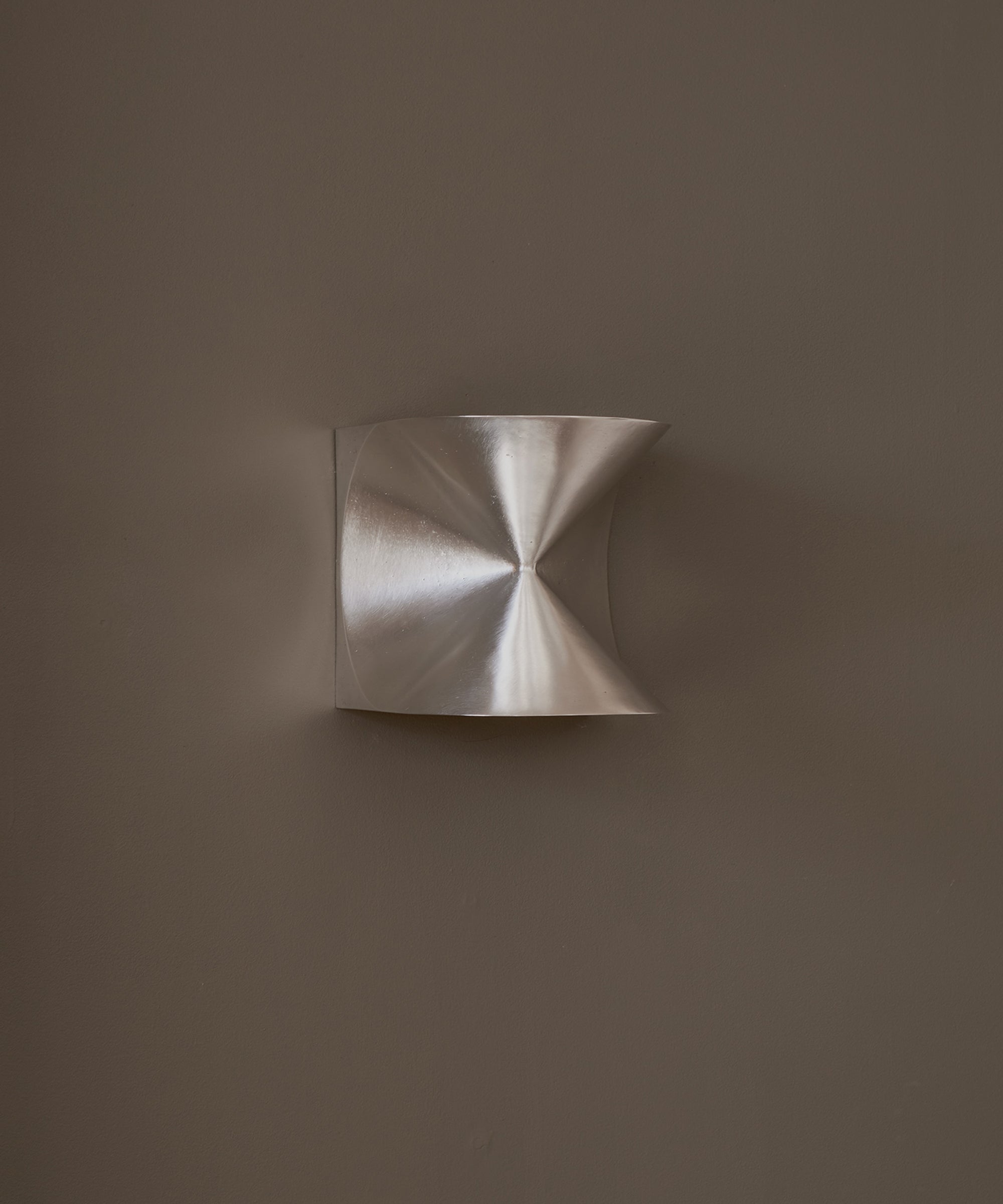 Cono Silver Sconce