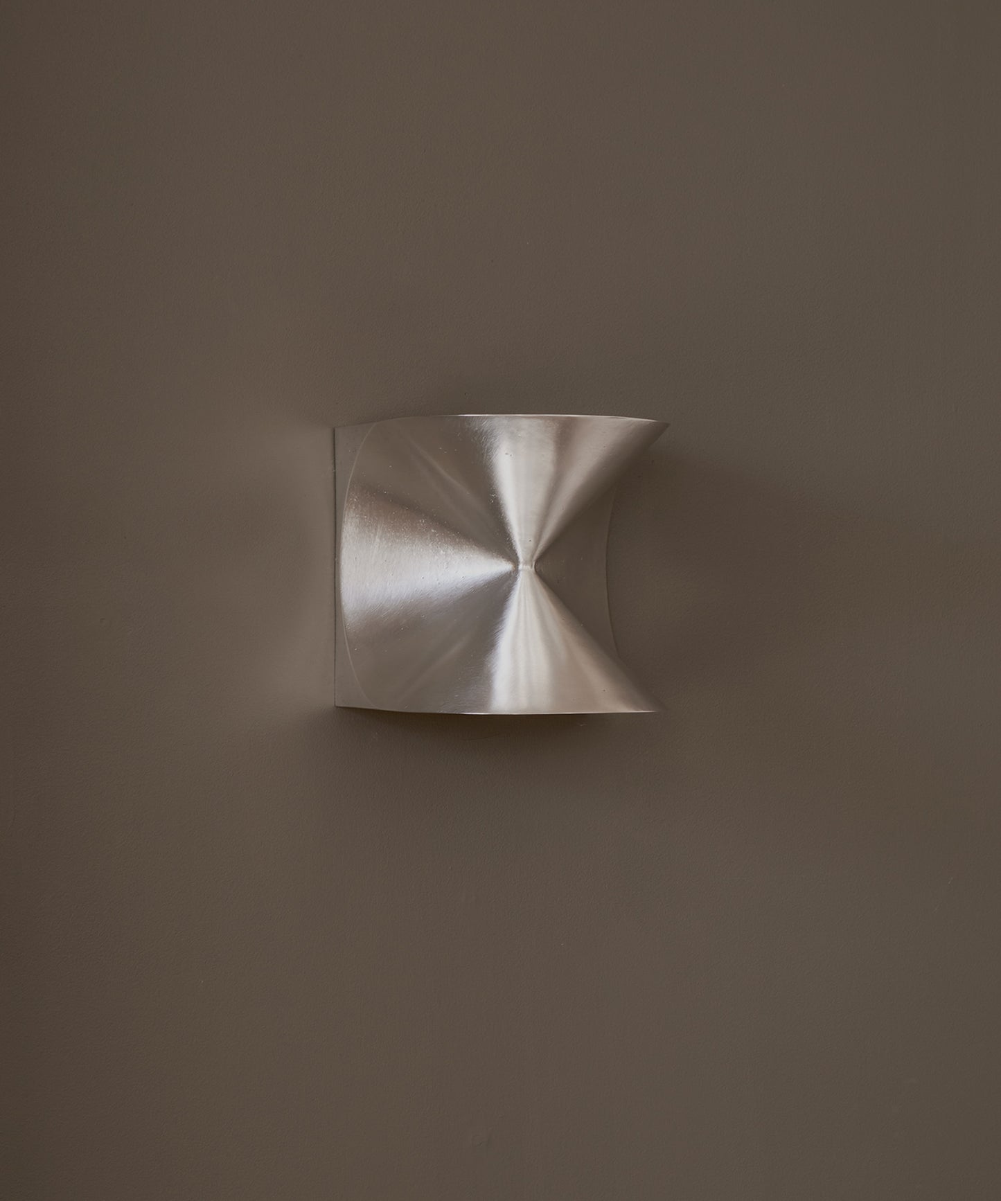 Cono Silver Sconce