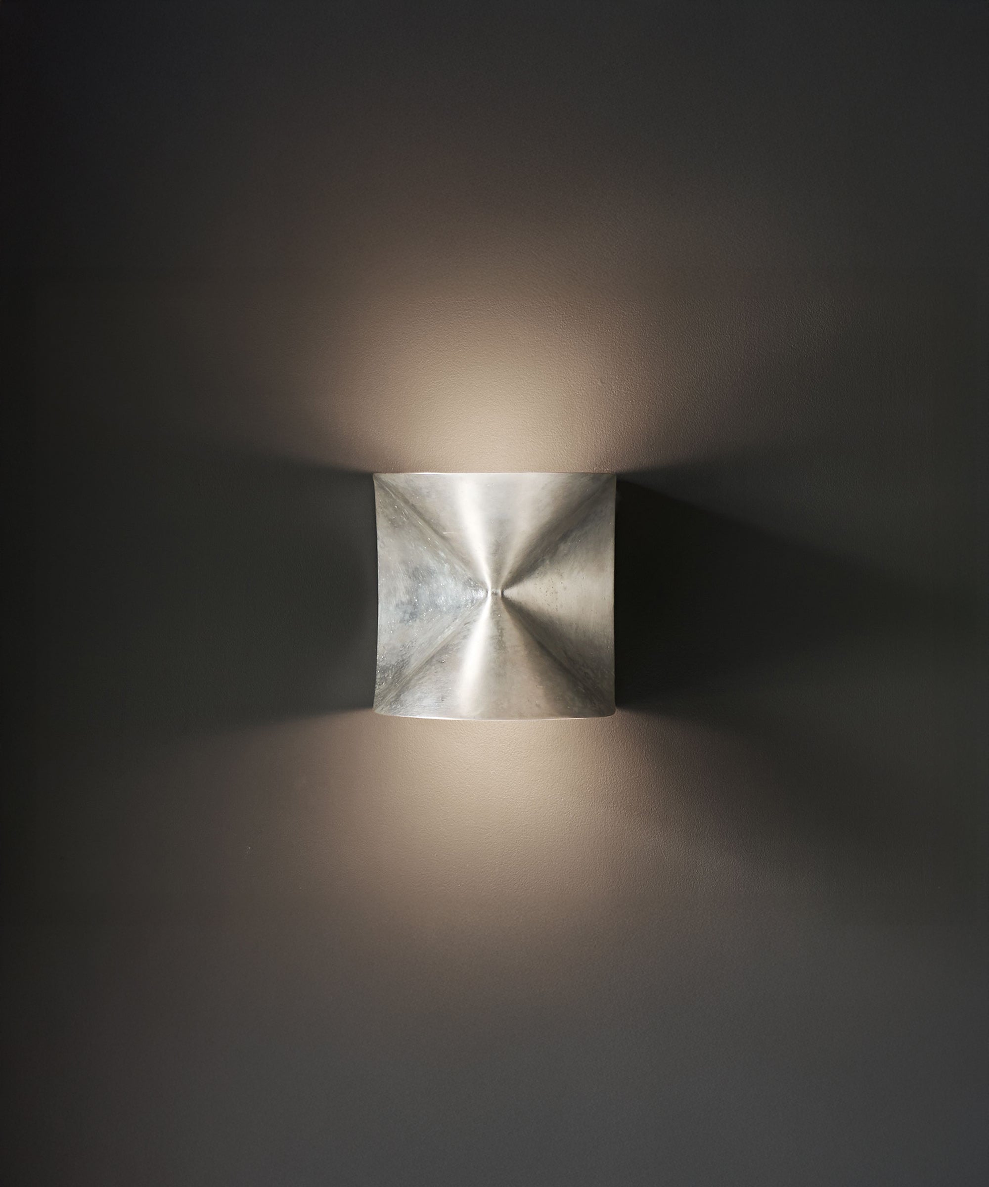 Cono Silver Sconce