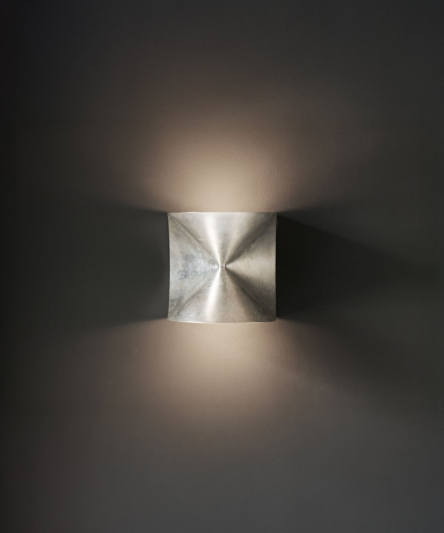 Cono Silver Sconce