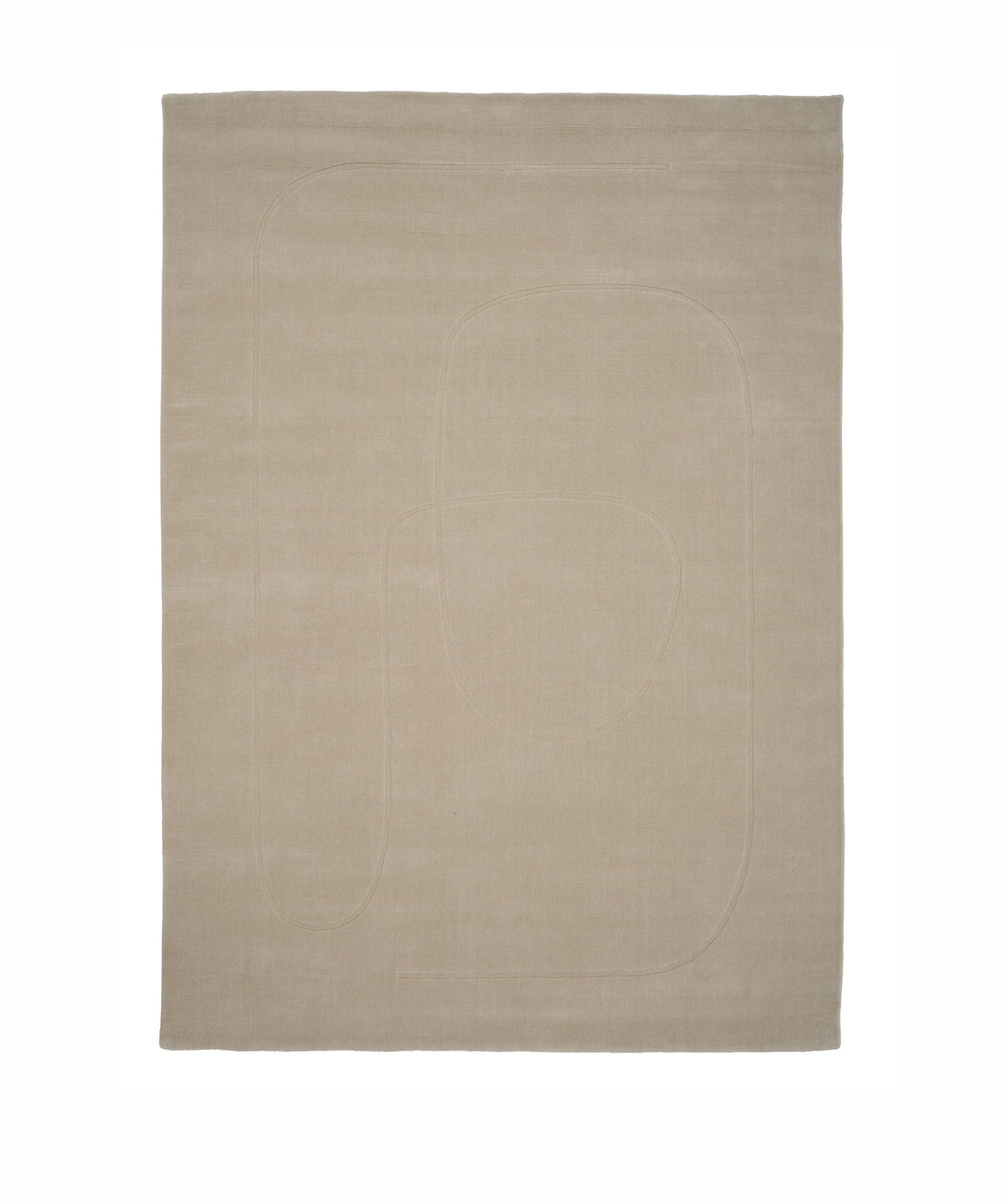 Cursive Expanse Rug in Beige