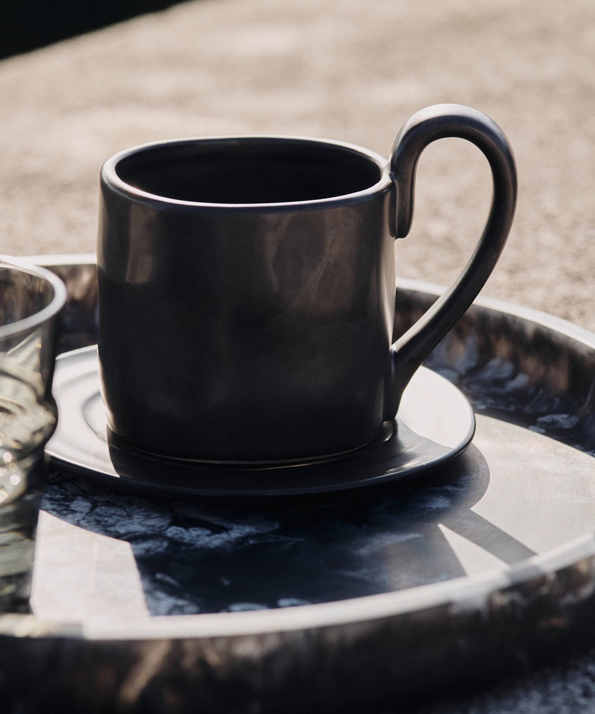 Flow Mug with Saucer