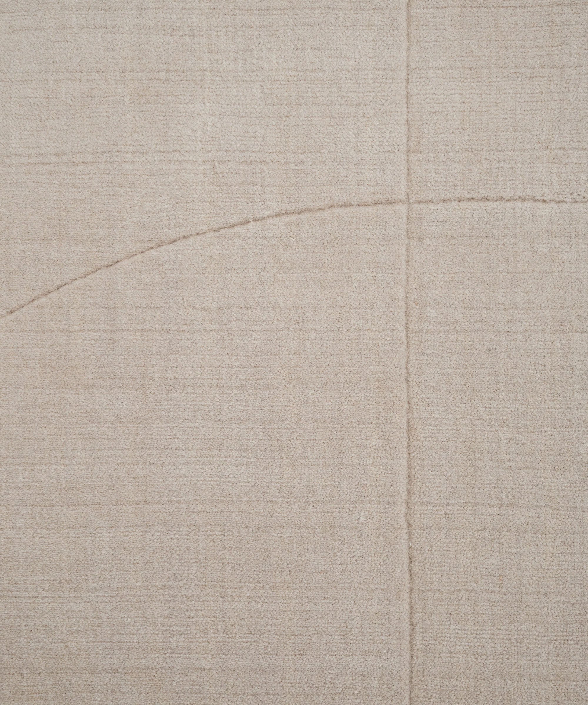 Geometric Maze Rug in Beige