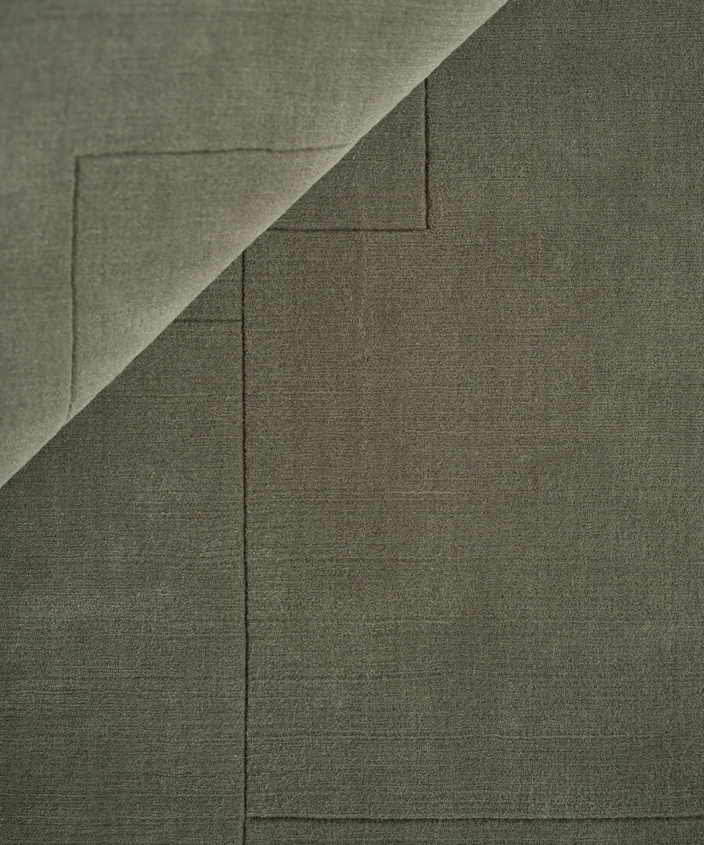 Geometric Maze Rug in Moss