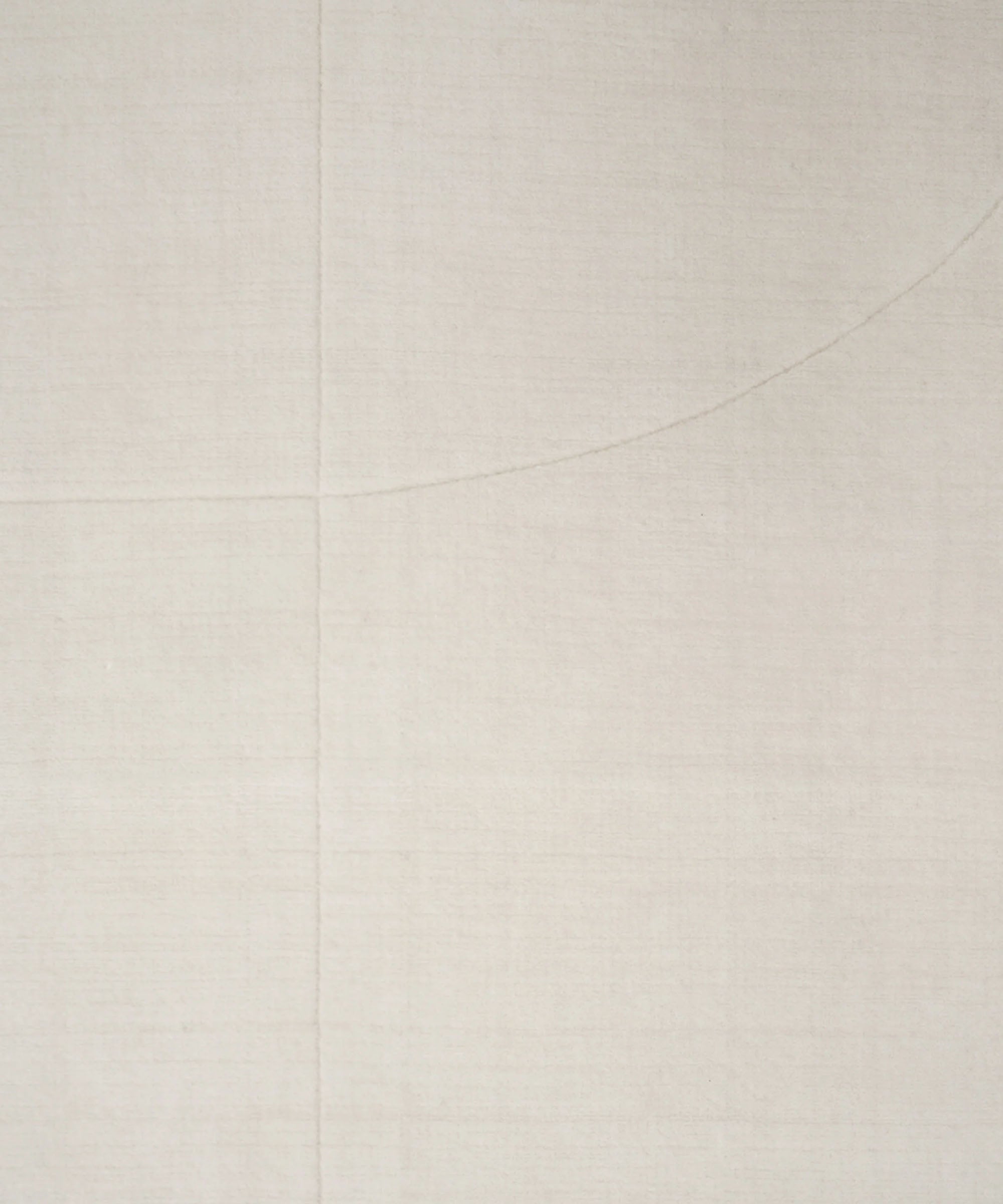 Geometric Maze Rug in White