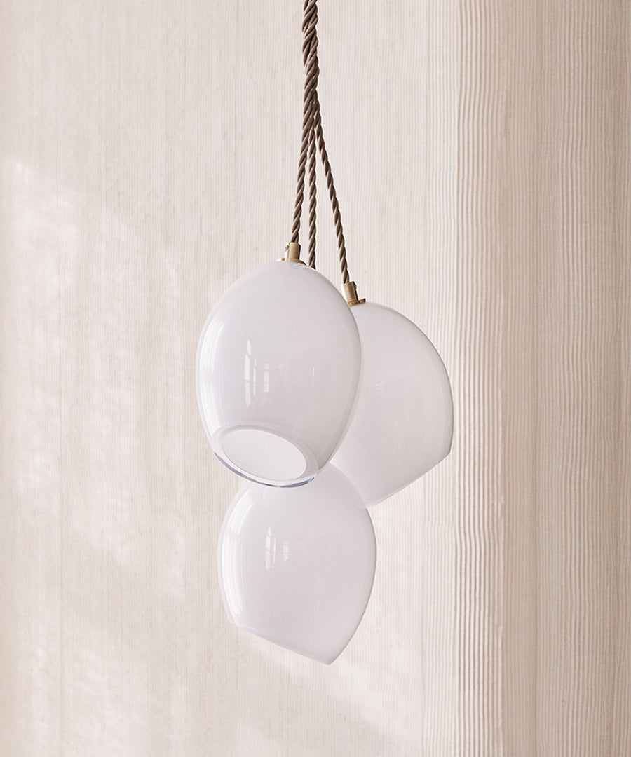 Glass Cluster Pendant, Set of 3