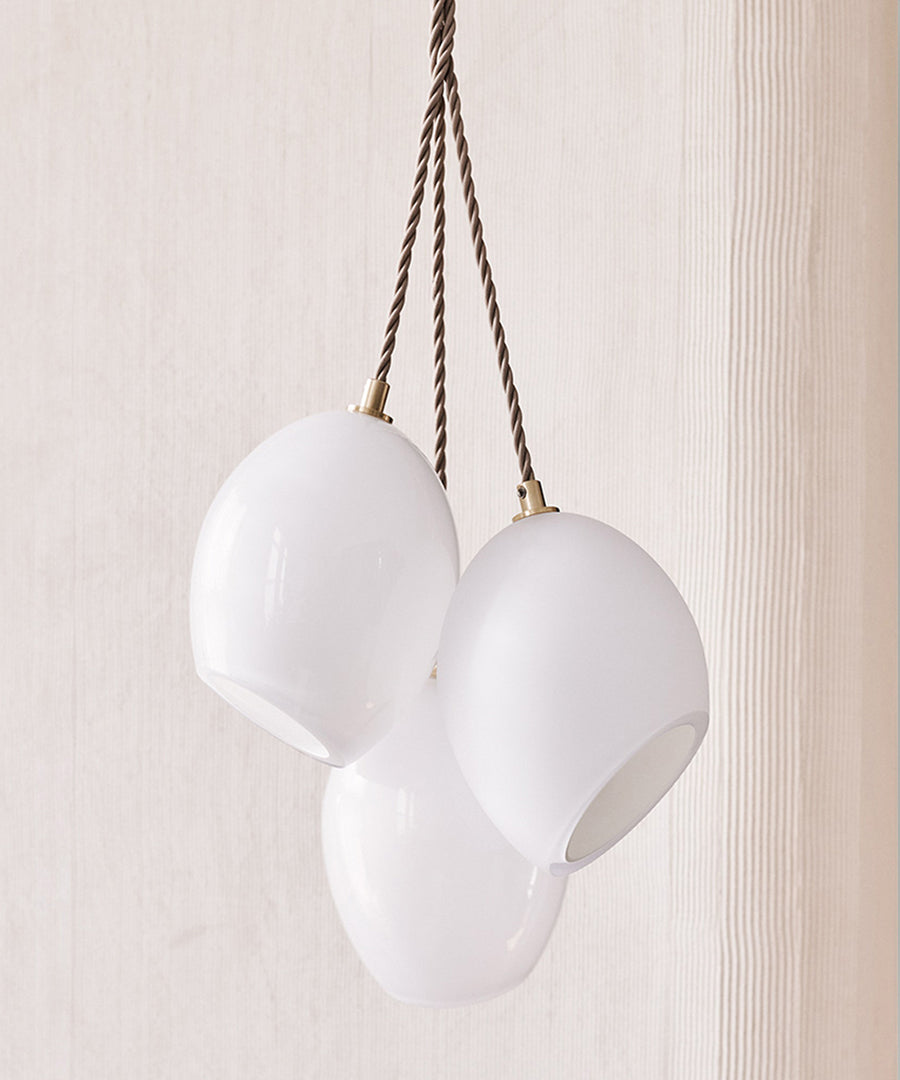 Glass Cluster Pendant, Set of 3