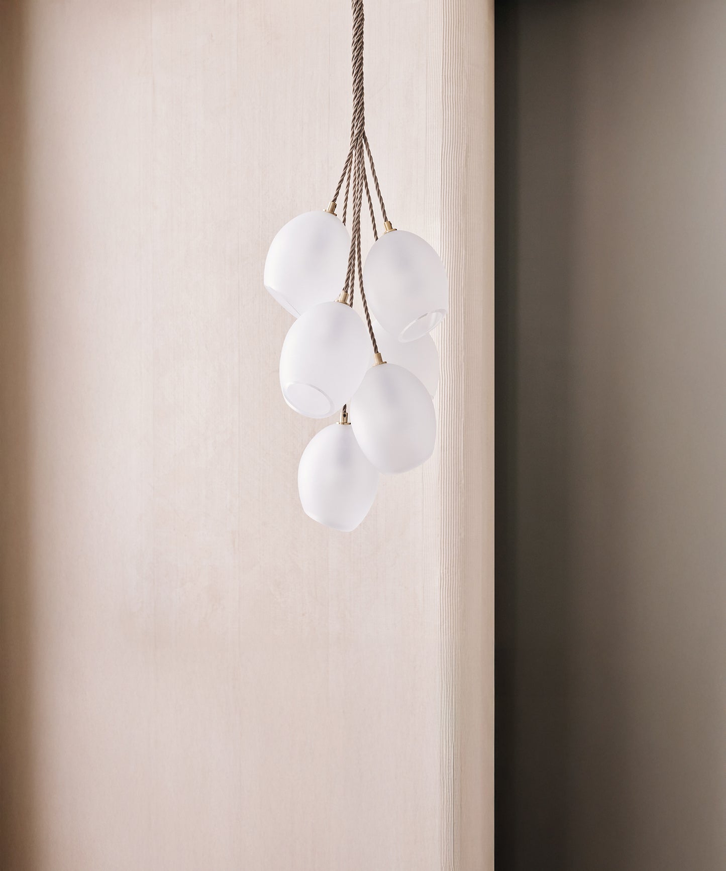 Glass Cluster Pendant, Set of 7