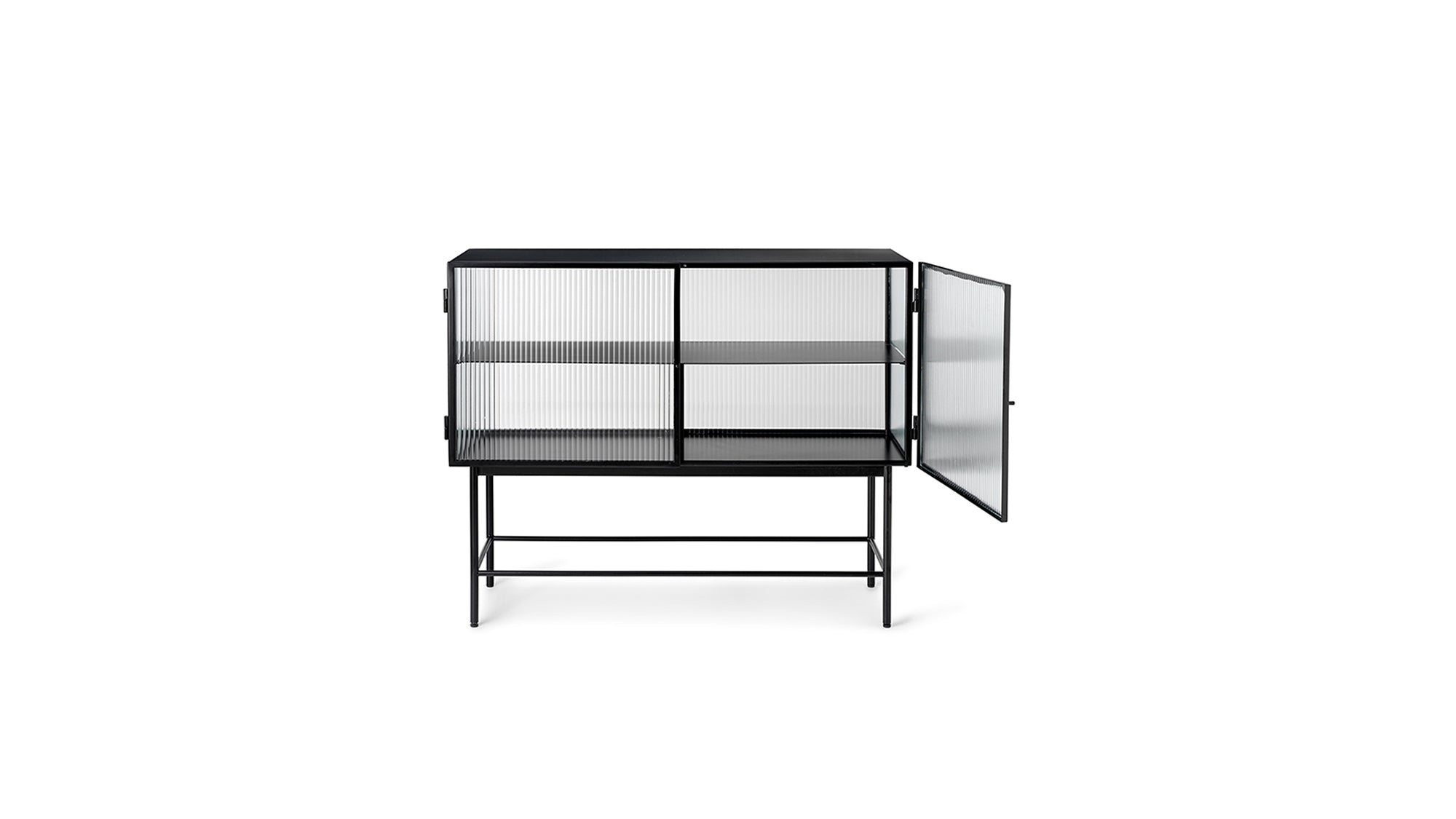 Ferm Living - Haze Sideboard - Reeded Glass