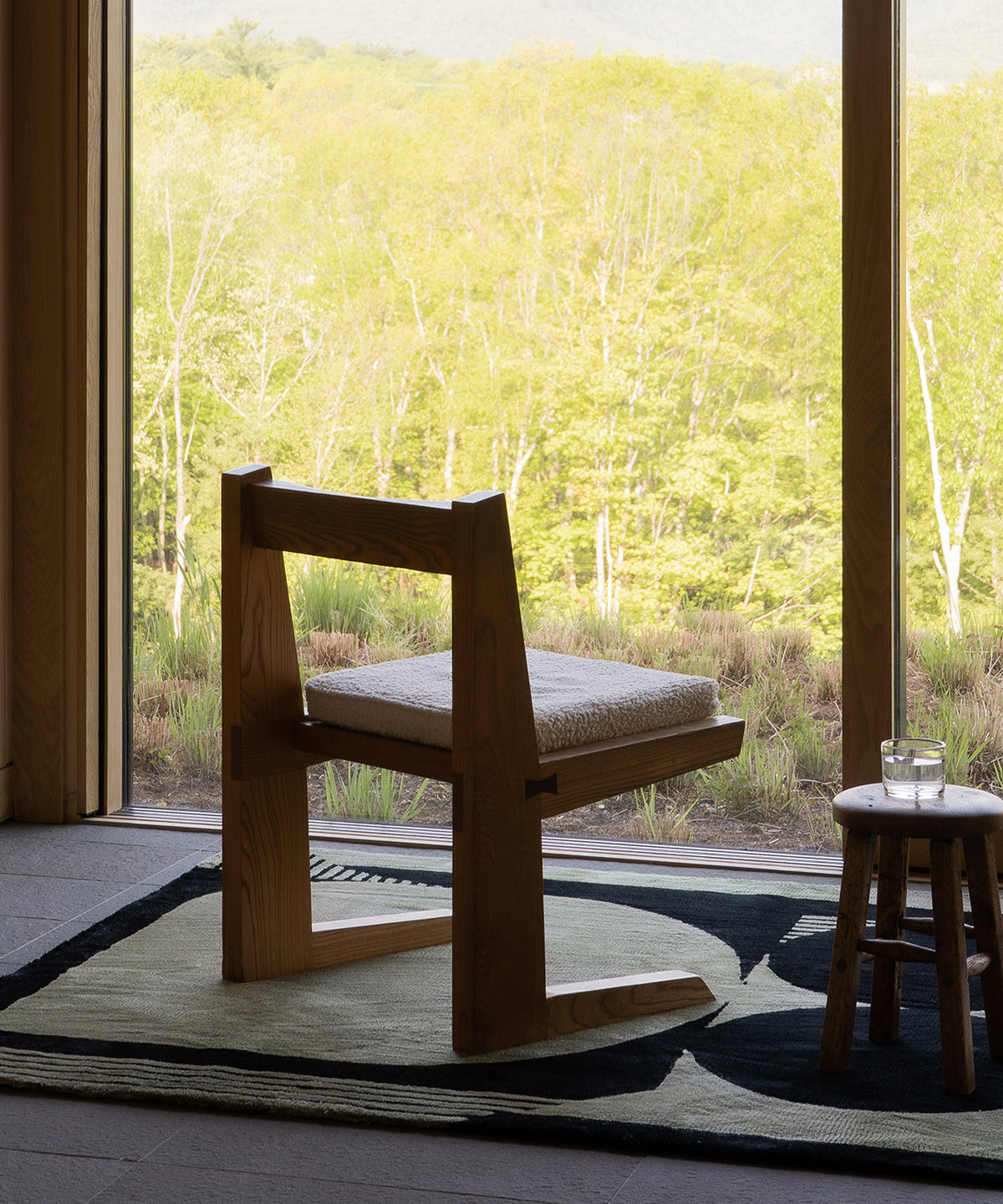 Her Eyes Glaze Area Tencel Rug | TRNK Collection