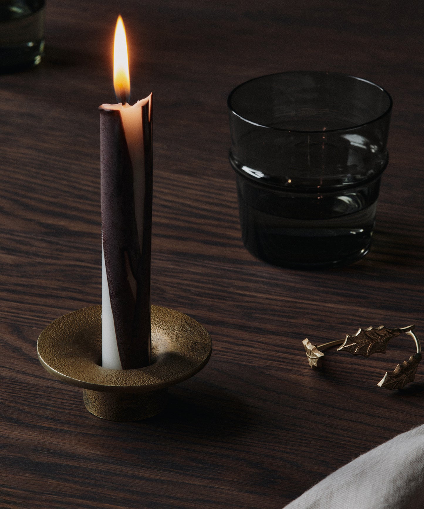 Holly Leaf Napkin Rings, Set of 4