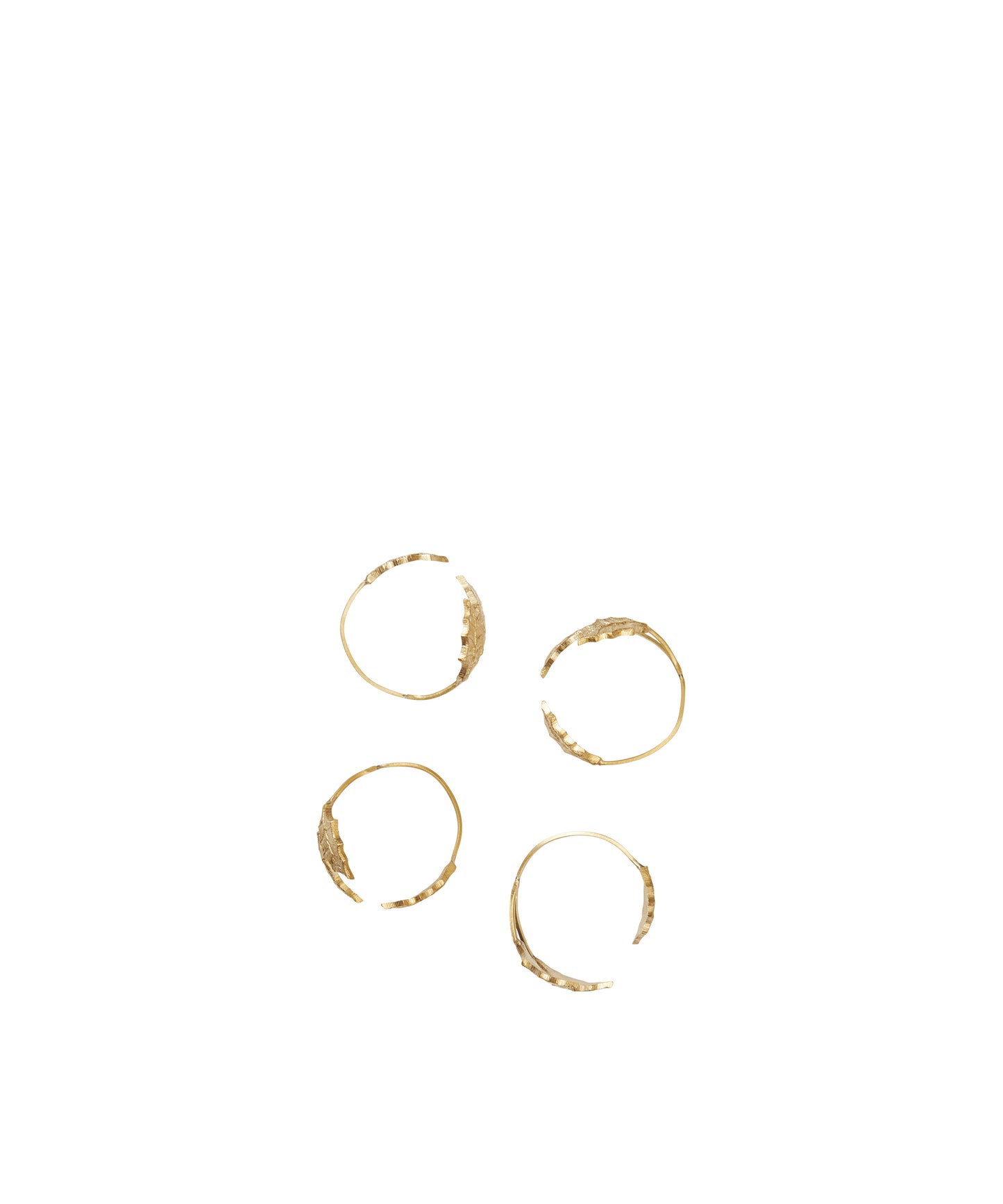 Holly Leaf Napkin Rings, Set of 4