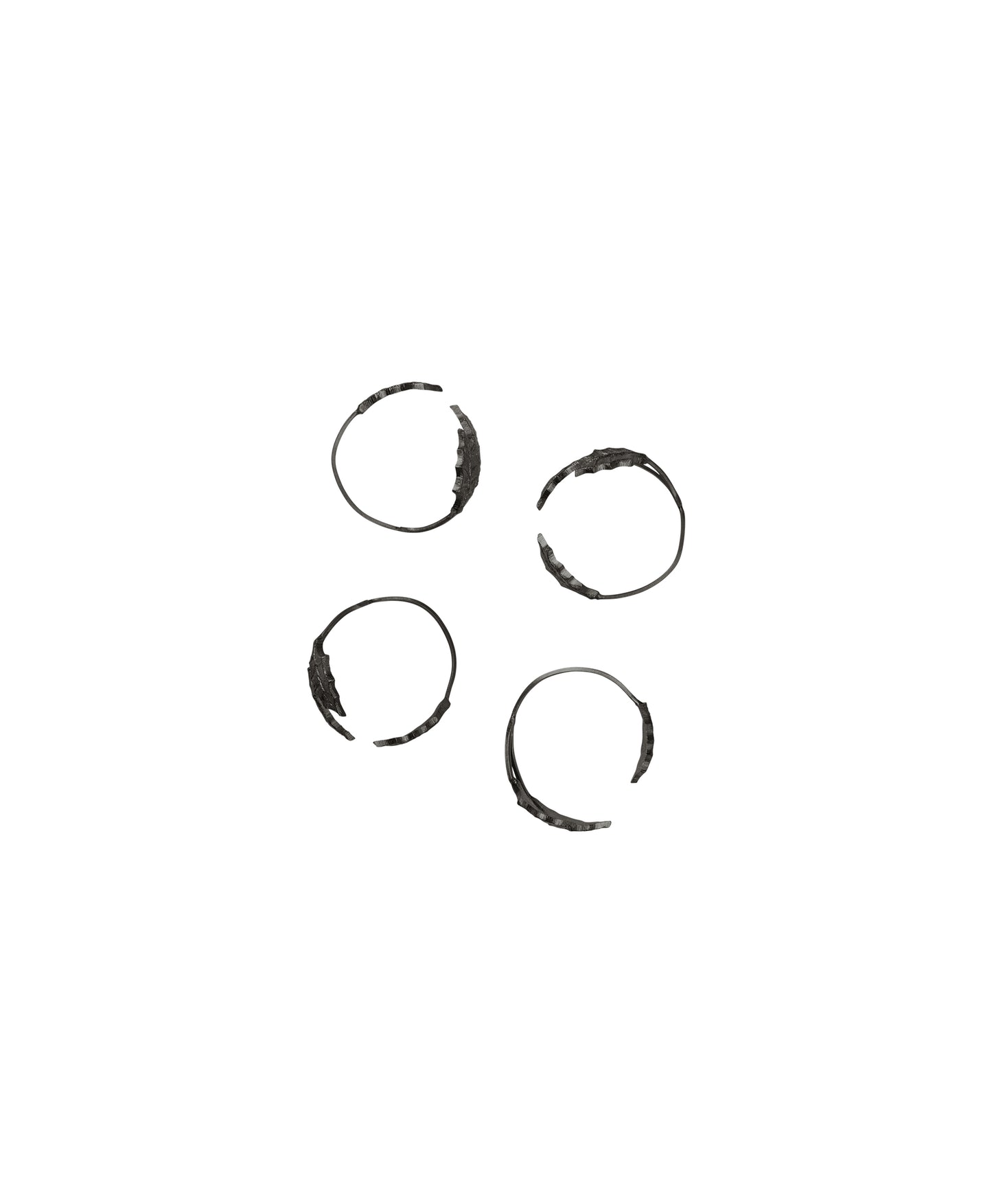 Holly Leaf Napkin Rings, Set of 4