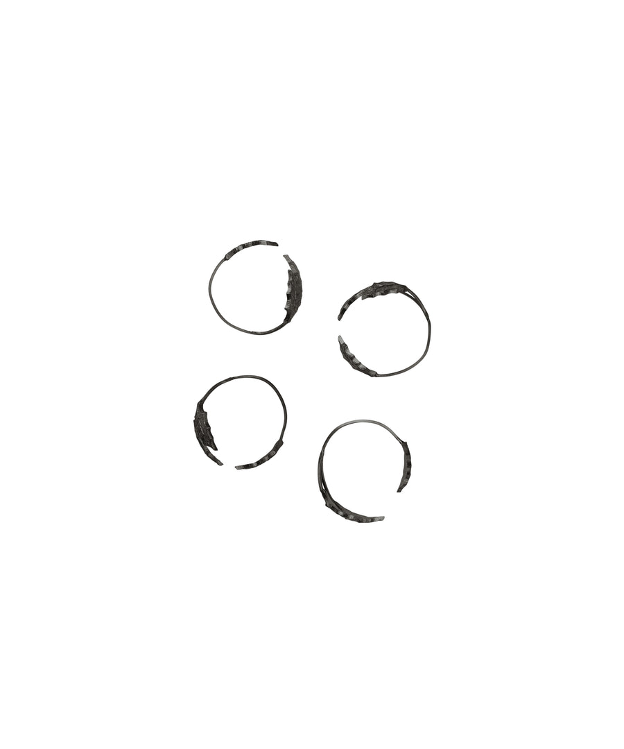 Holly Leaf Napkin Rings, Set of 4