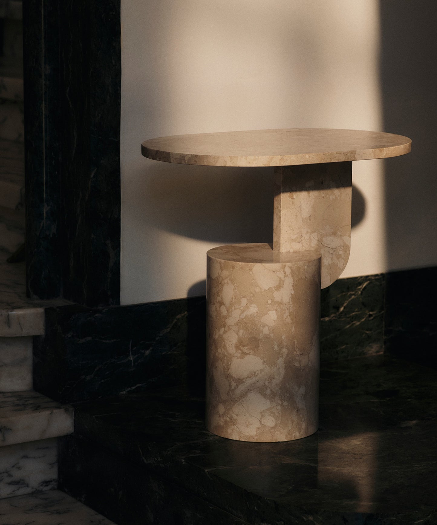 Insert Side Table Stone