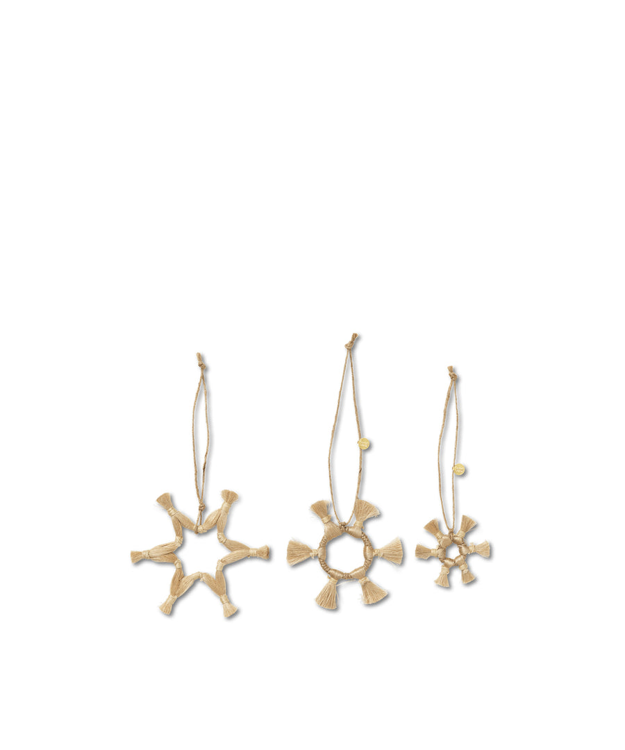Jute Stars, Set of 3