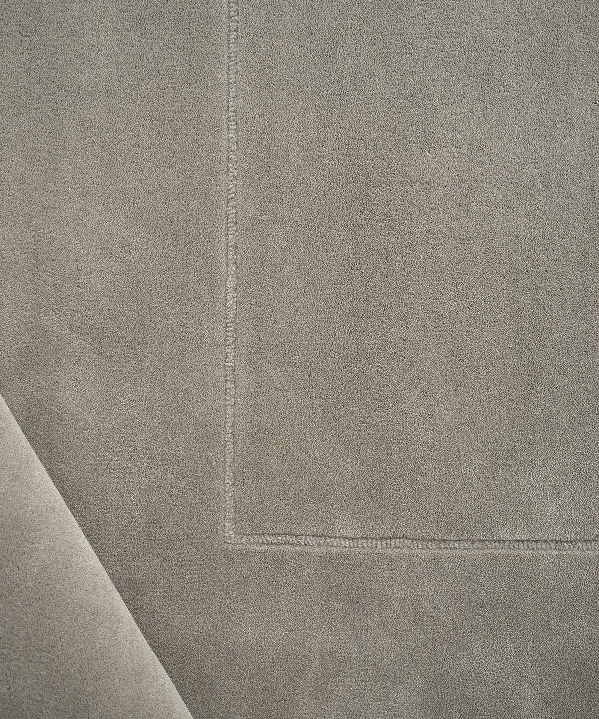 Lineal Poem Rug in Grey